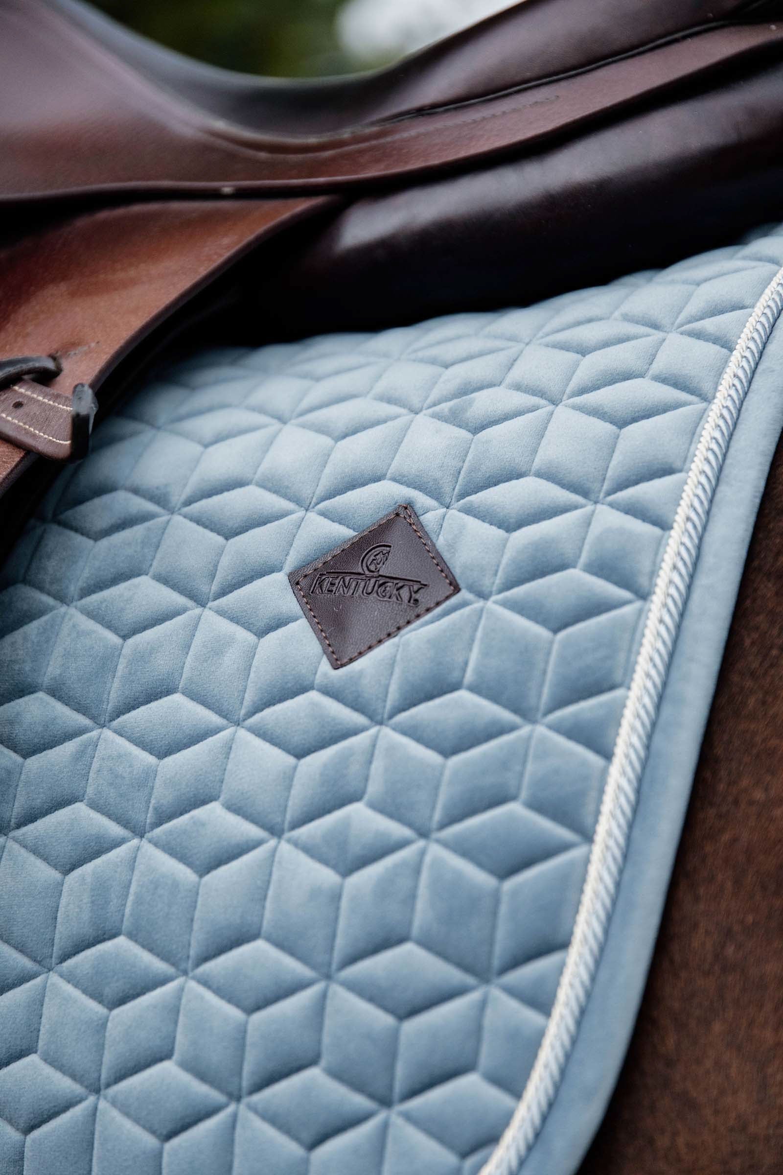 Kentucky Horsewear Velvet Jumping Saddle Pad Saddle Pads