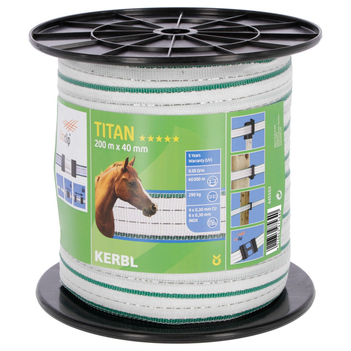 Kerbl Titan Fencing Tape 40mm Fencing Supplies