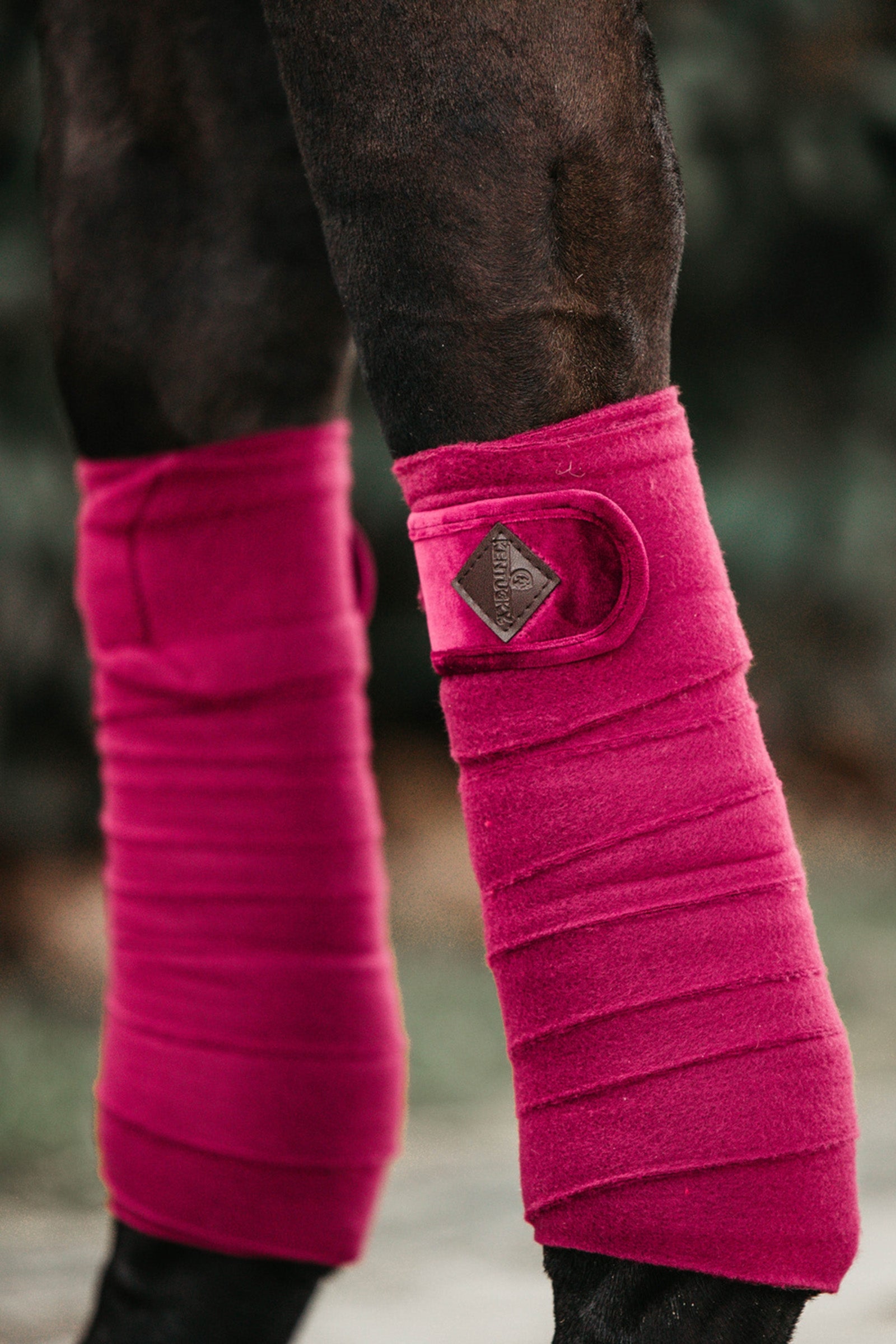 Kentucky Horsewear Velvet Polar Fleece Bandages Leg & Hoof Protection