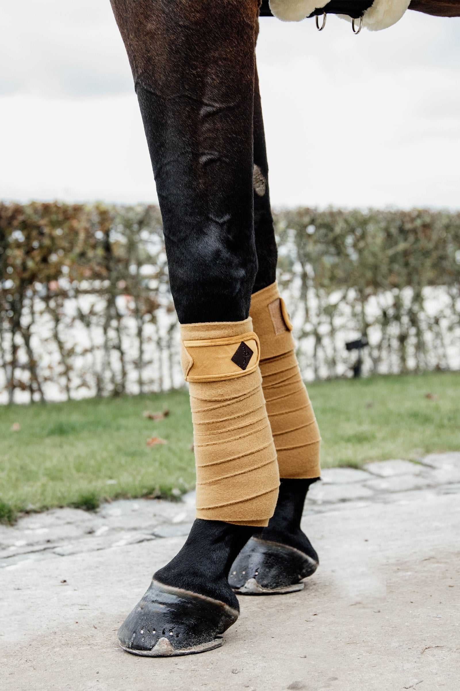 Kentucky Horsewear Velvet Polar Fleece Bandages Leg & Hoof Protection
