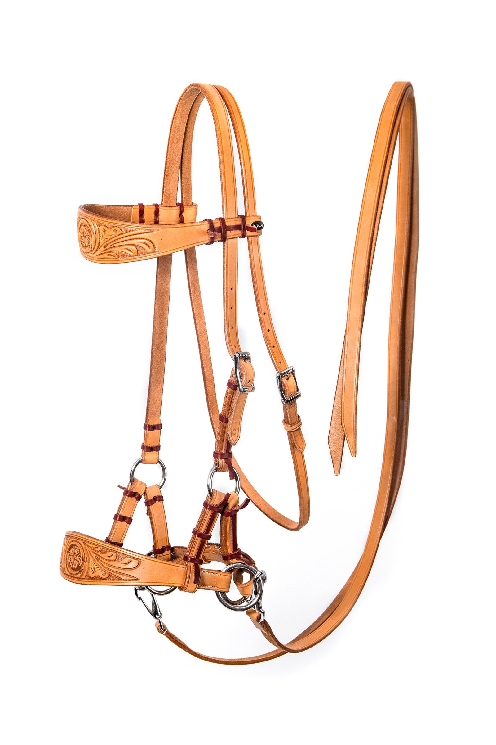 F.R.A. Freedom Riding Articles Diego Bitless Bridle (System 3) With Reins Bridles & Reins