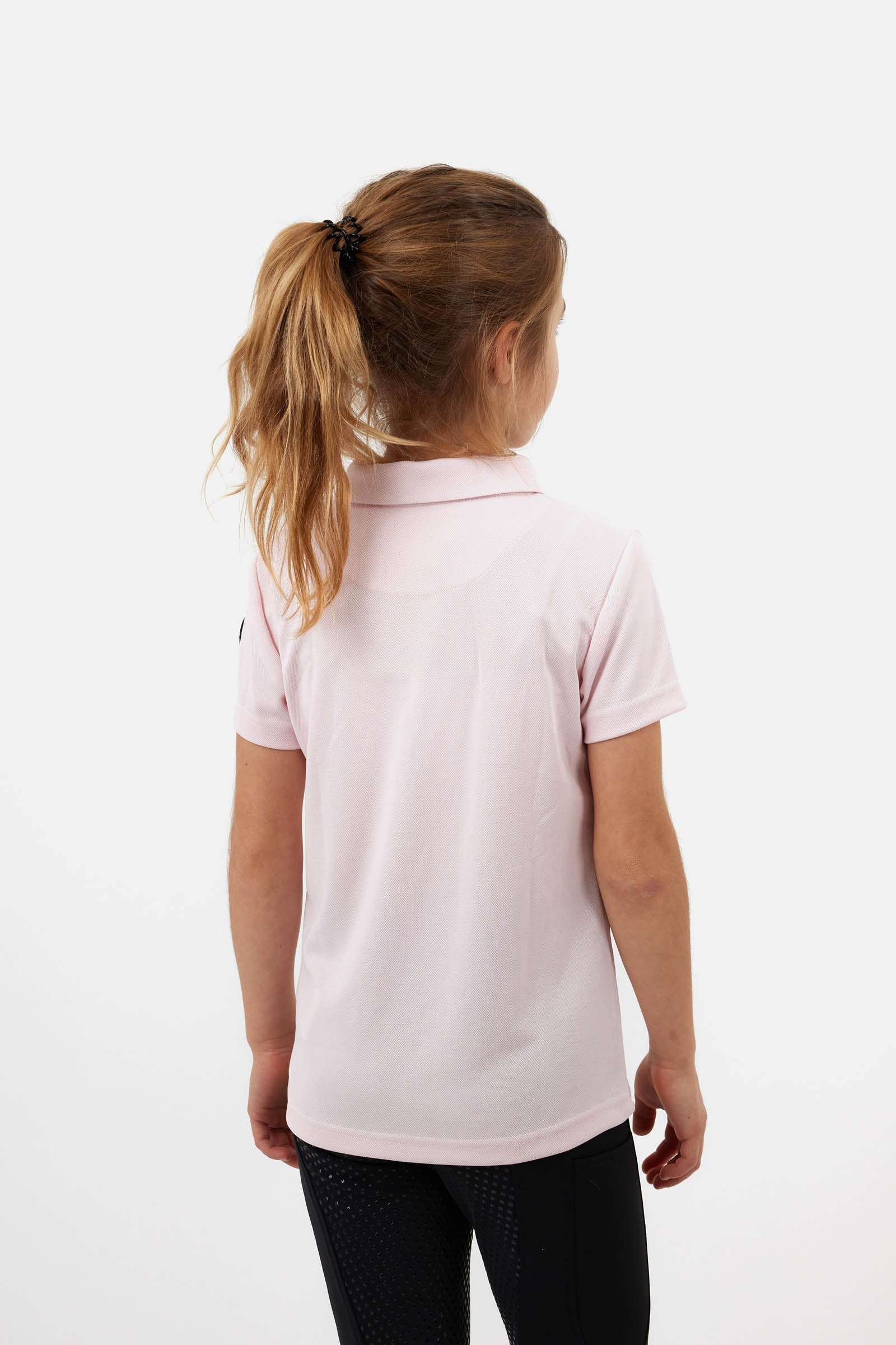 Horze Young Rider Denise Functional Short Sleeve Polo Shirt Kids Apparel