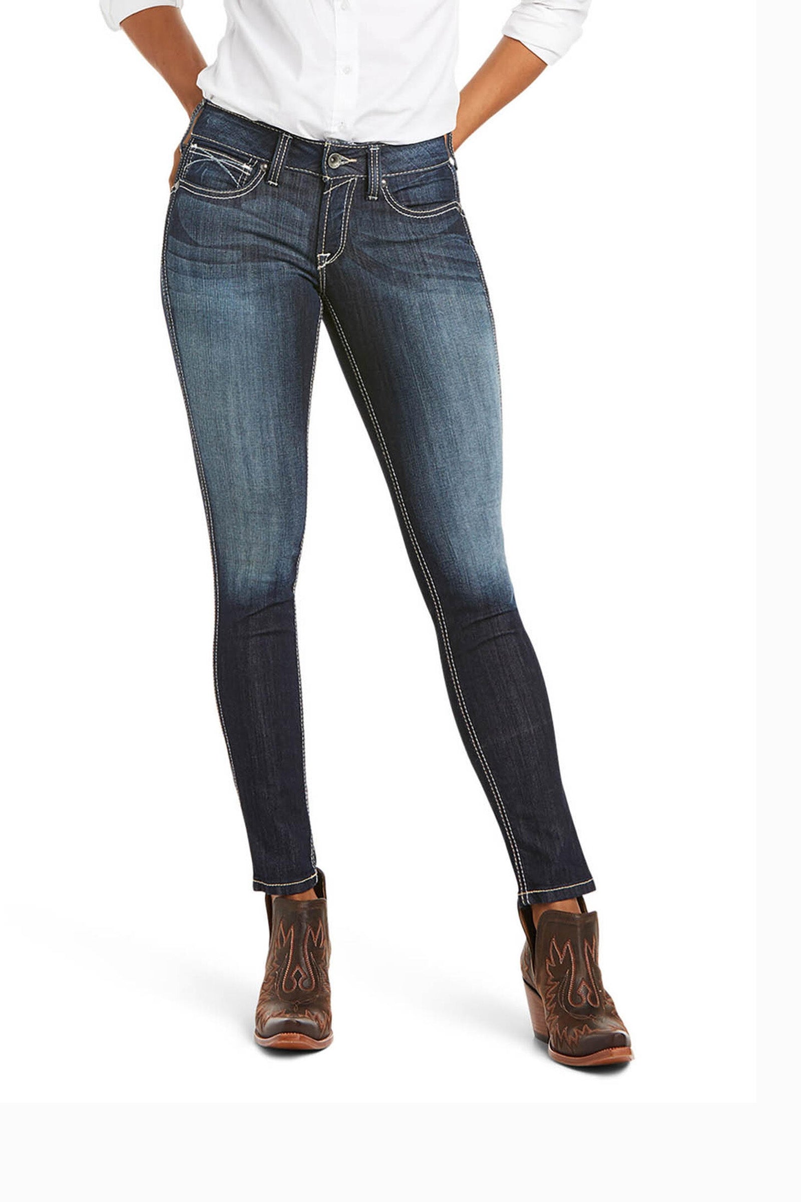 Ariat Ella R.E.A.L. Outseam Women´s Skinny Jeans Mid Rise Womens Breeches