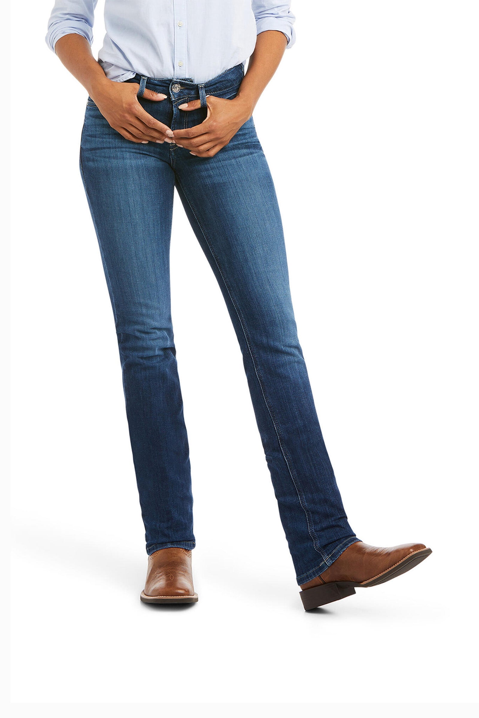 Ariat R.E.A.L. Perfect Rise Abby Straight Jeans Womens Breeches