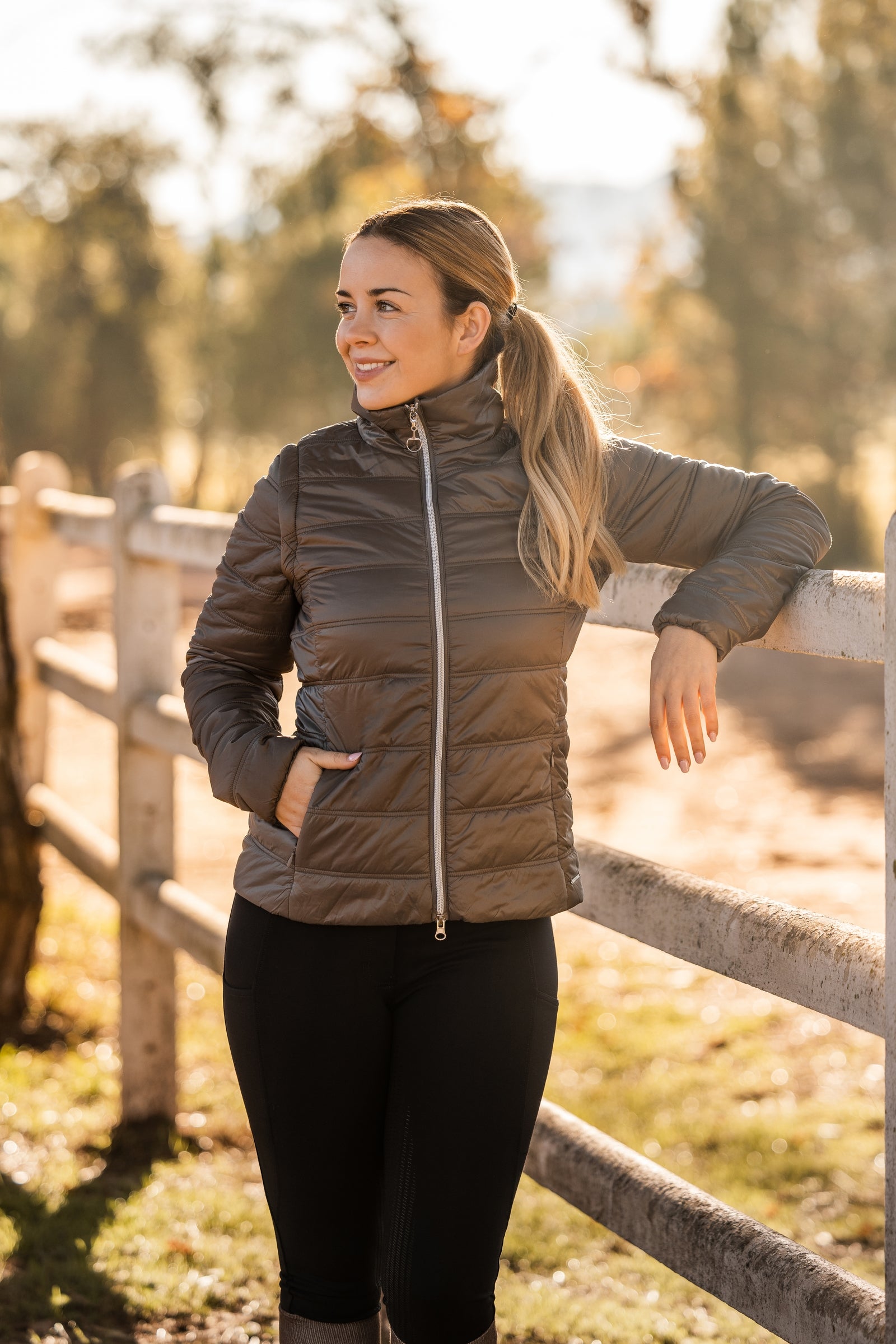 Horze Natalie Women's Riding Jacket with Removable Sleeves Women’s Riding Clothing