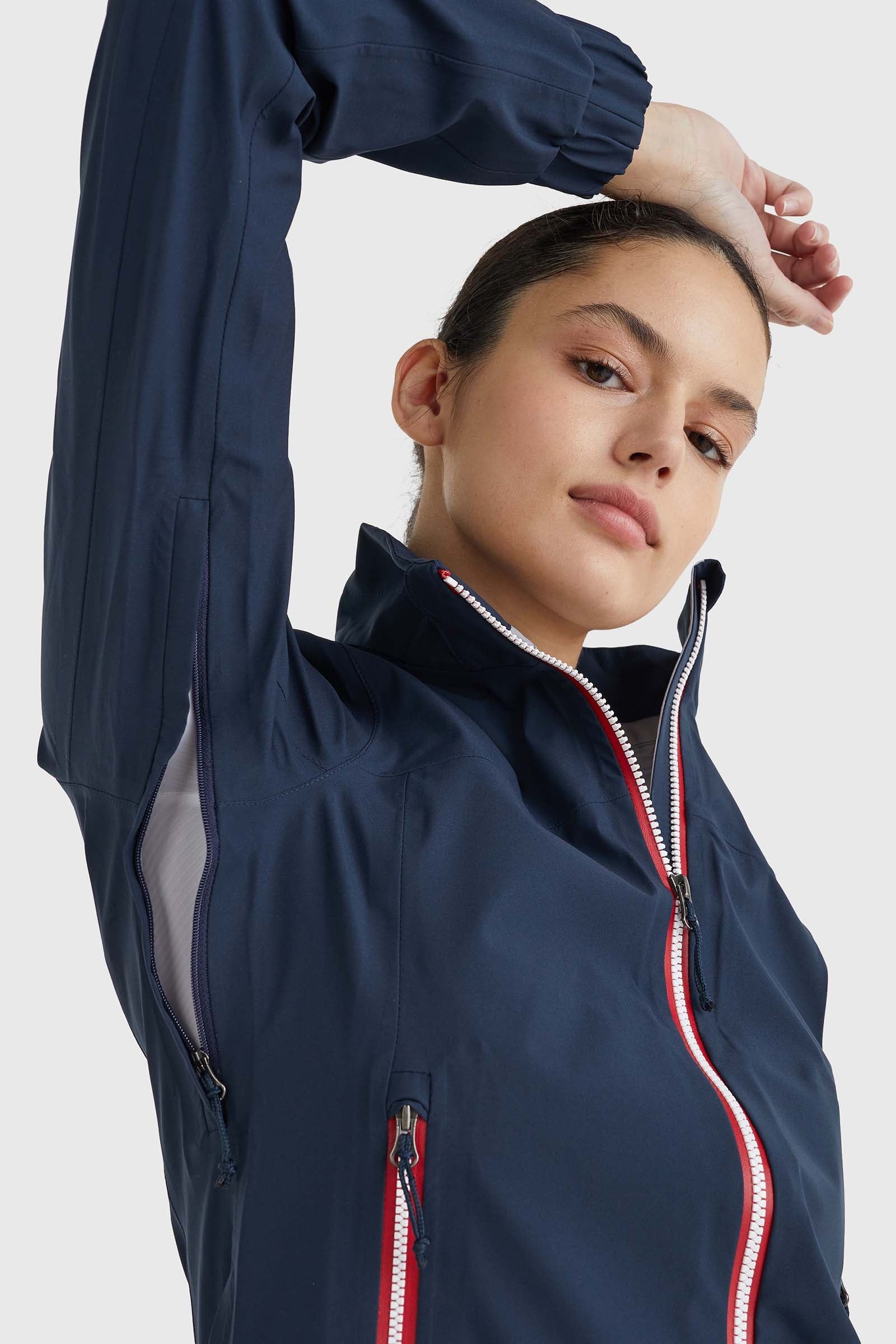 Tommy Hilfiger Equestrian Unicolor Women's Rain Jacket Women’s Riding Clothing
