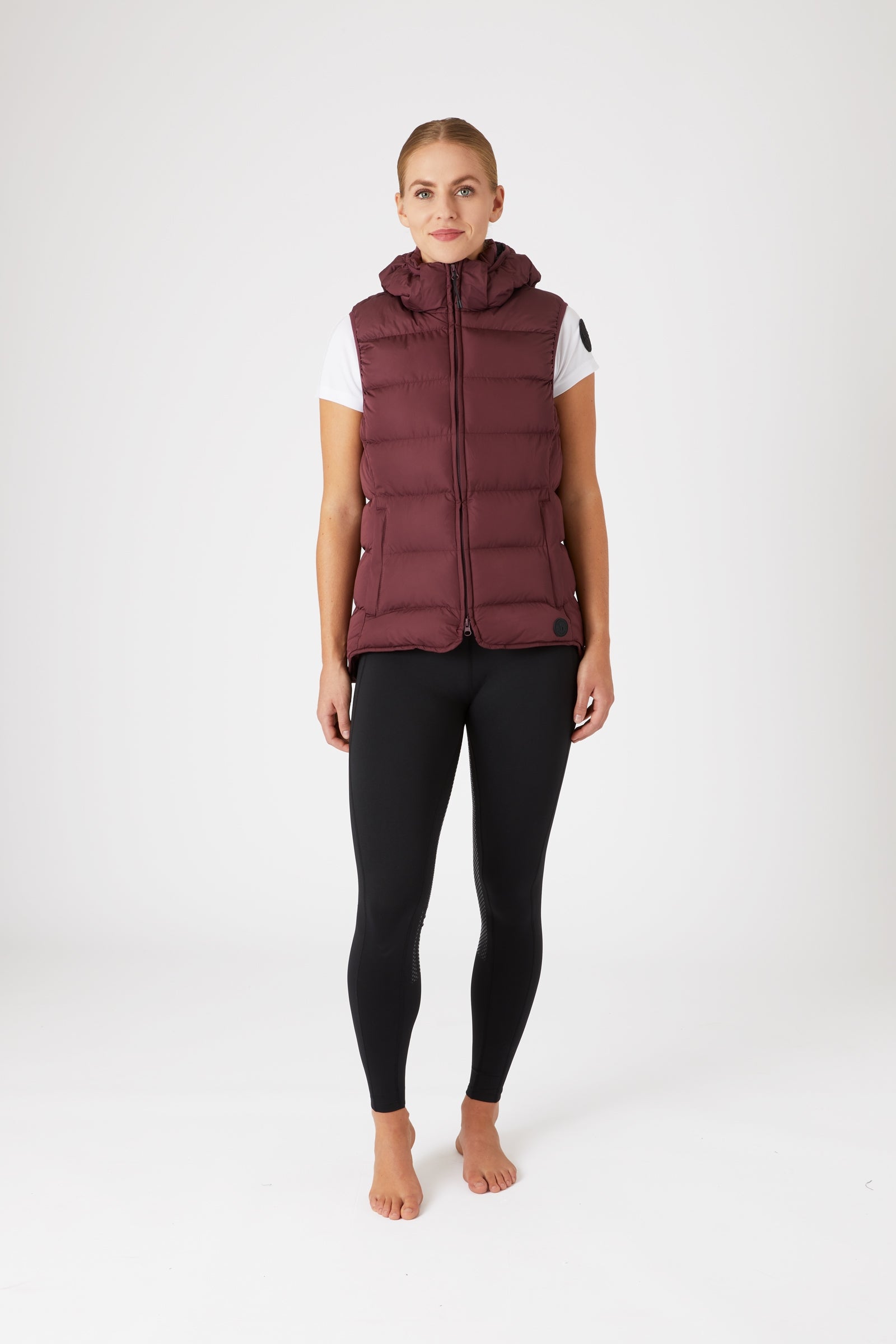 Horze Callie Women's Padded Riding Riding Vest with Hood Women’s Riding Clothing