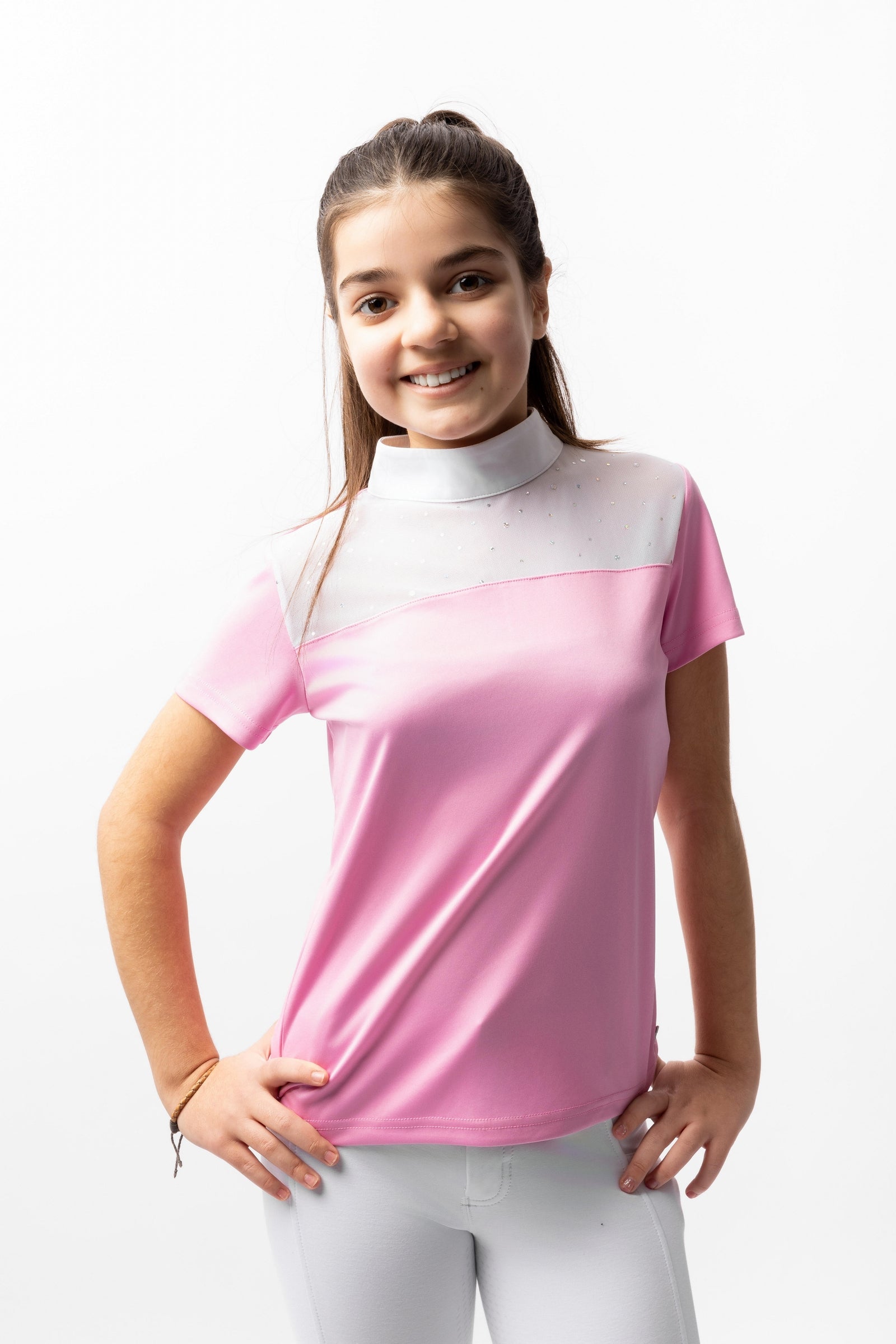 Horze Young Rider Kaya Show Shirt Kids Apparel