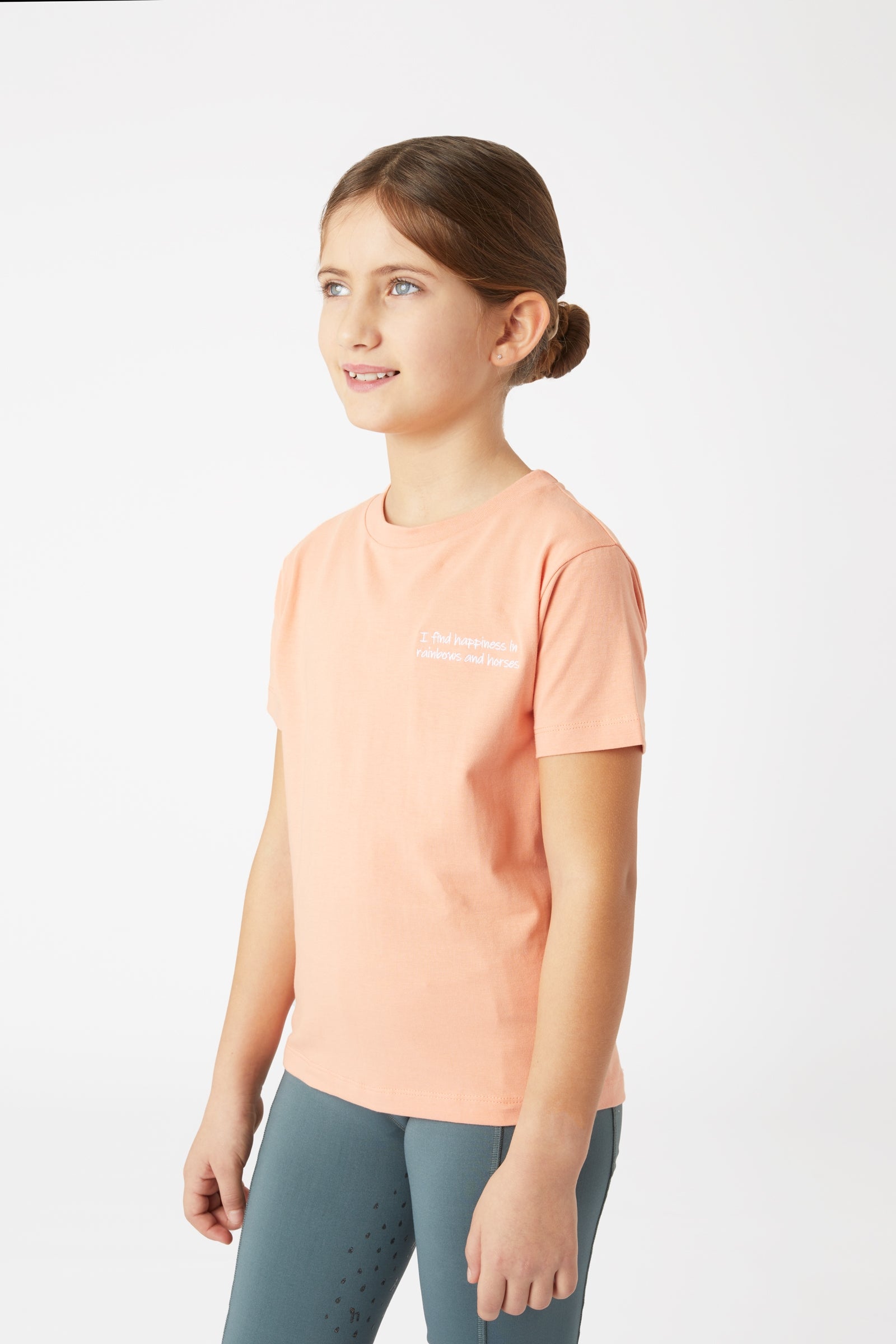 Horze Calina Kids' T-Shirt with Embroidery Kids Apparel