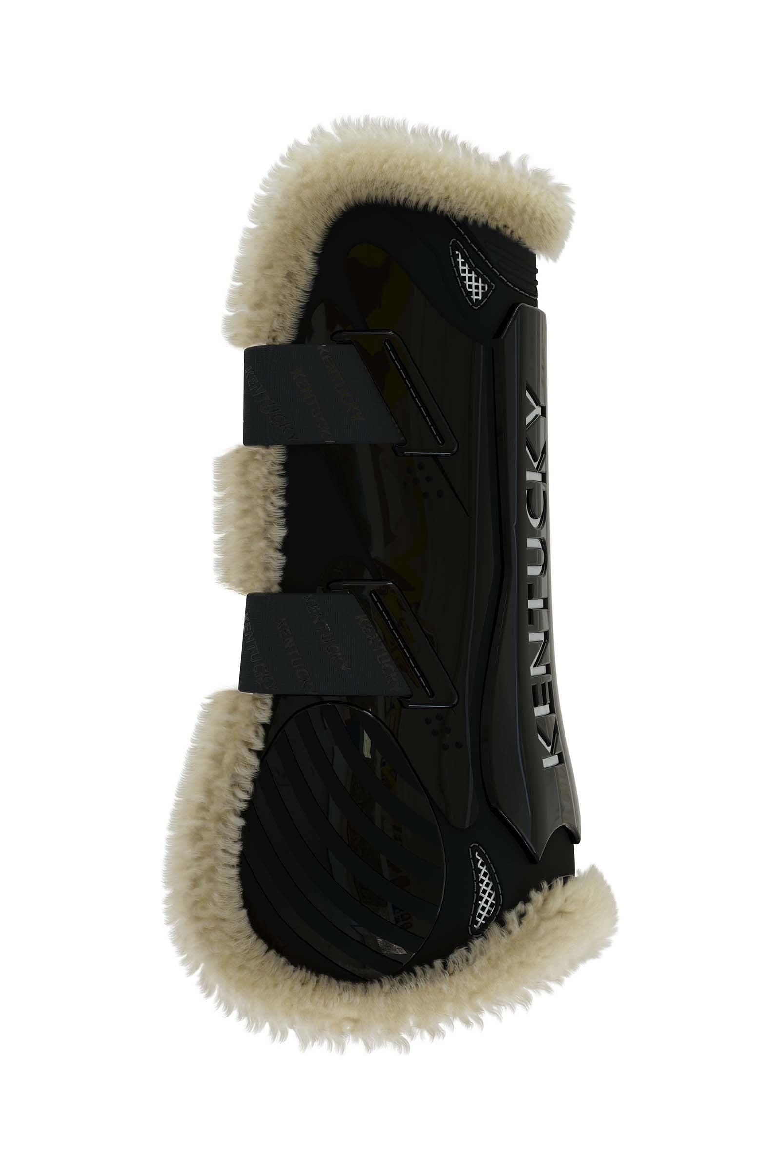 Kentucky Horsewear Vegan Sheepskin Bamboo Elastic Tendon Boots Leg & Hoof Protection