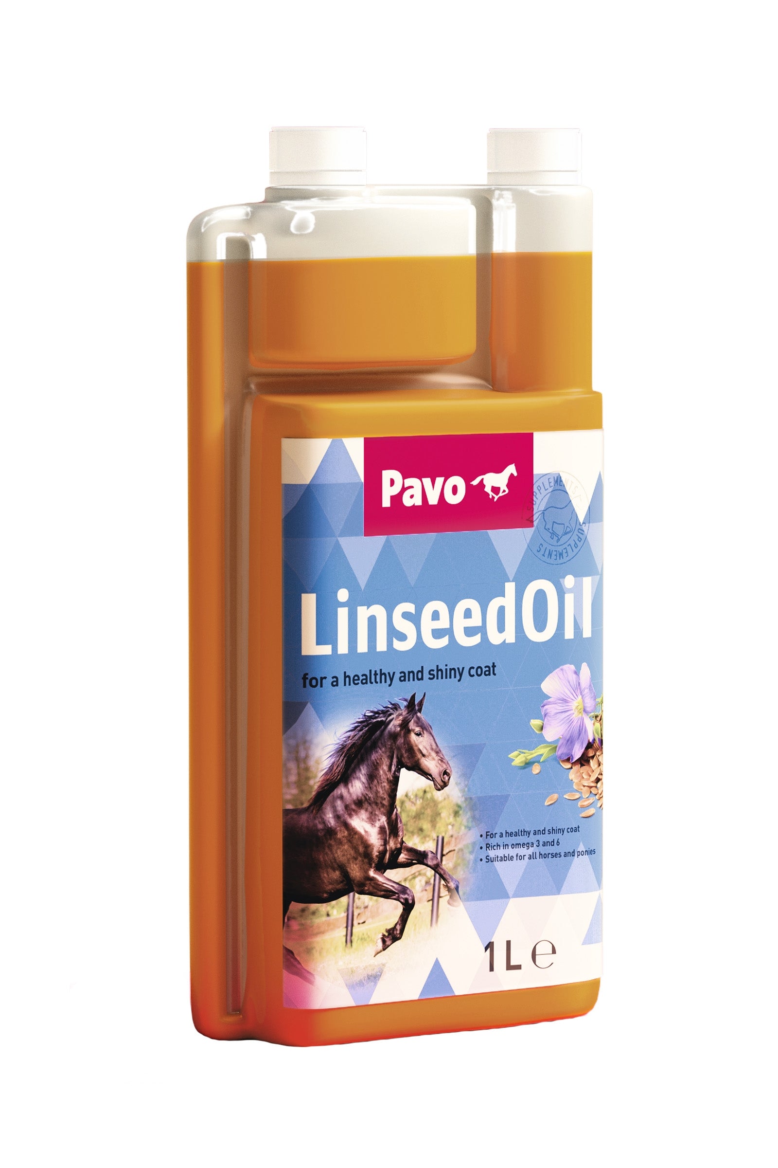 Pavo Linseed Oil, 1l Horse Feed & Nutrition