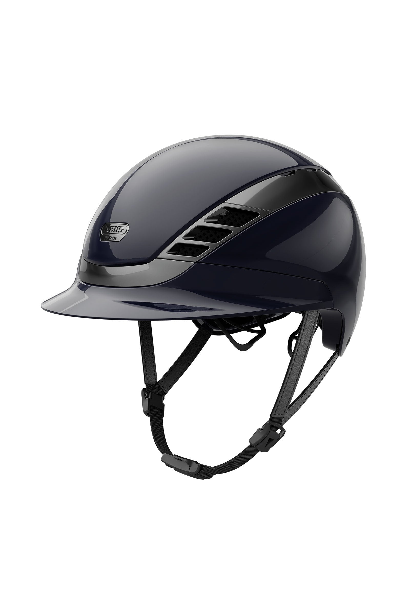 Abus Pikeur AirLuxe Chrome Riding Helmet Safety Equipment