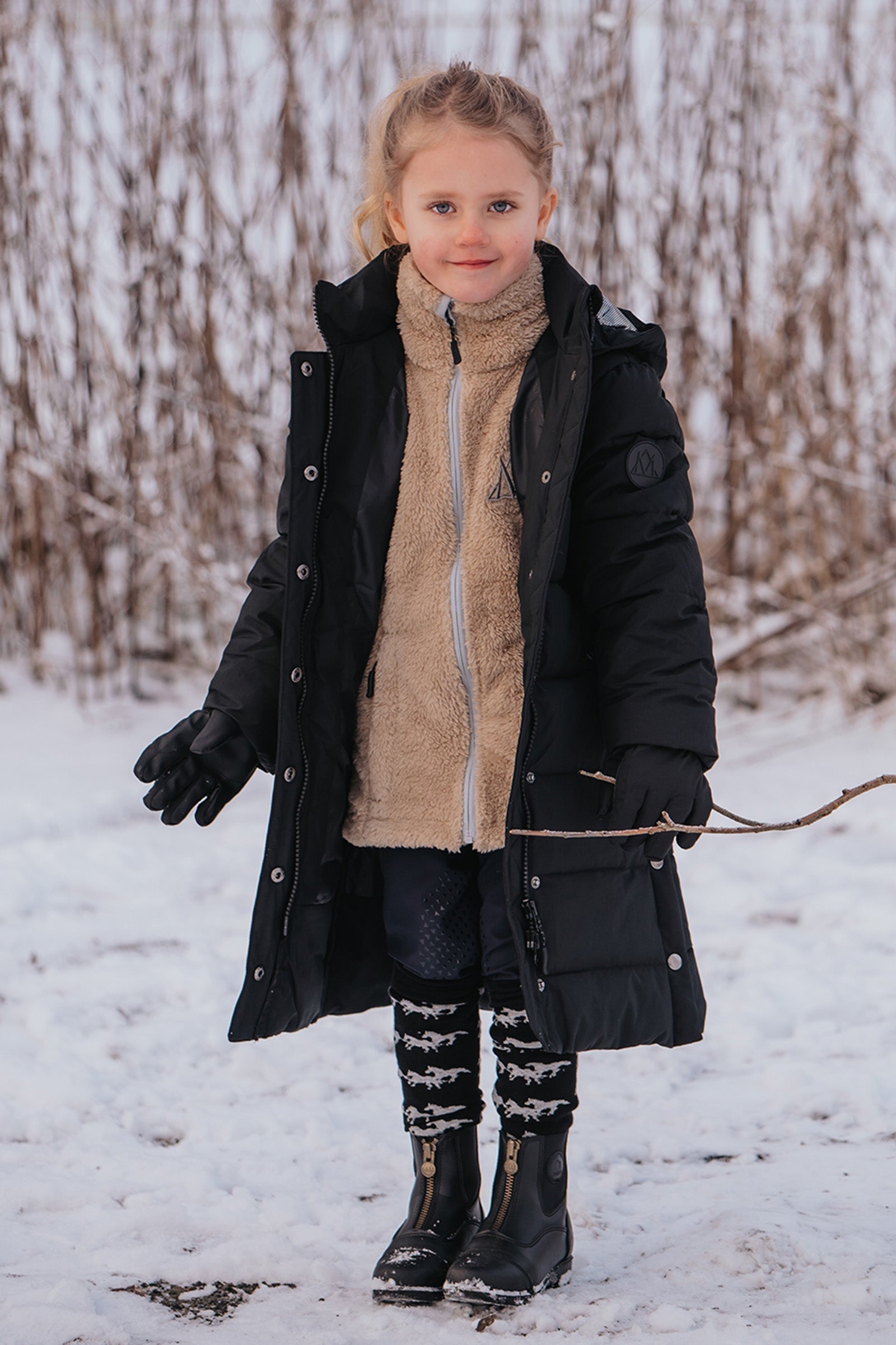 Mountain Horse Fuzzy Kids' Fleece Jacket Kids Apparel