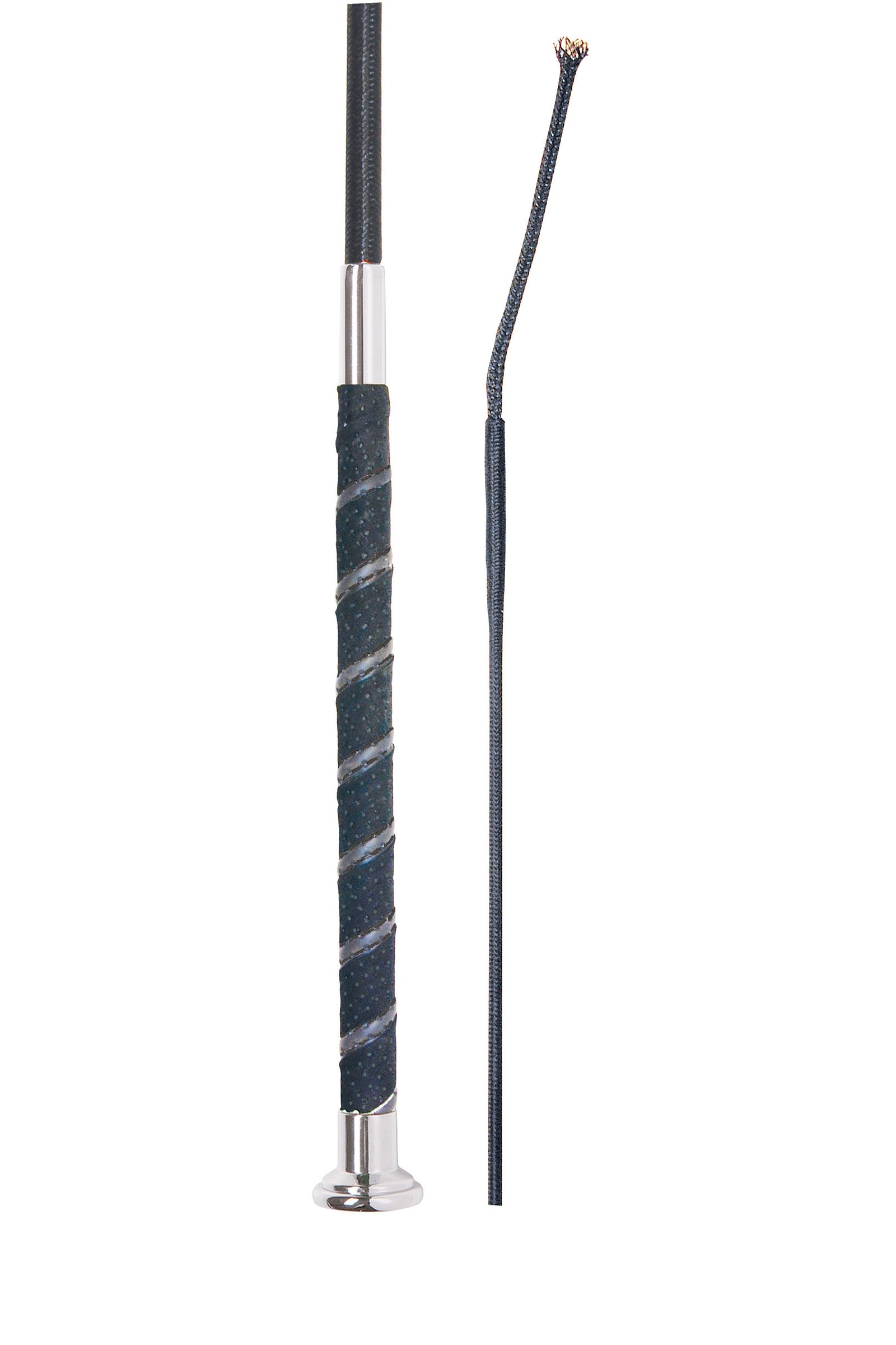 Fleck Dressage Whip Nylon Weave with Soft Grip & Mushroom Ca Riding Whips, Crops & Spurs