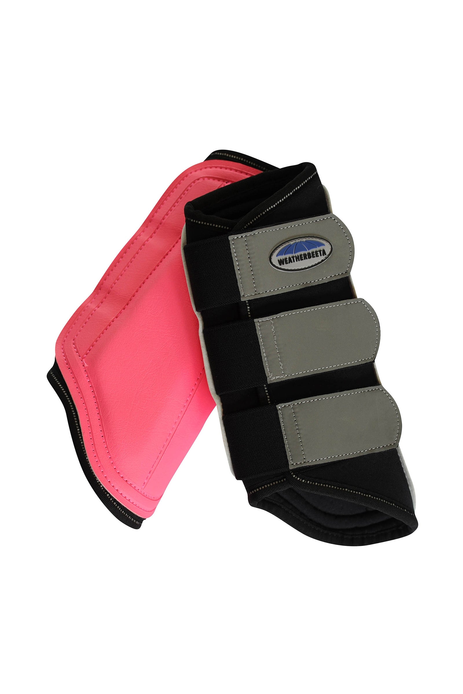 Weatherbeeta Reflective Single Lock Brushing Boots Leg Protection & Hoof Protection for Horses