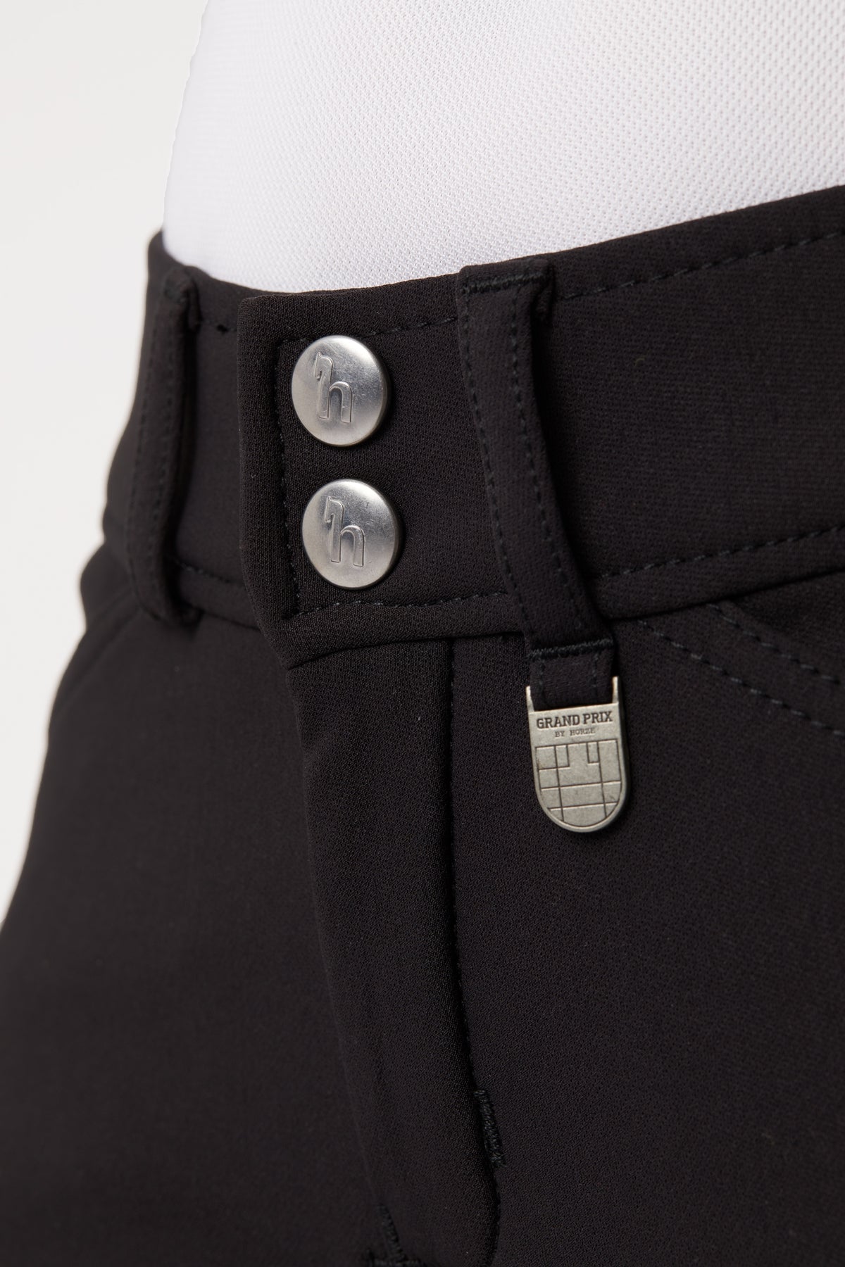 Horze Grand Prix Kids Silicone FS Breeches Kids Apparel