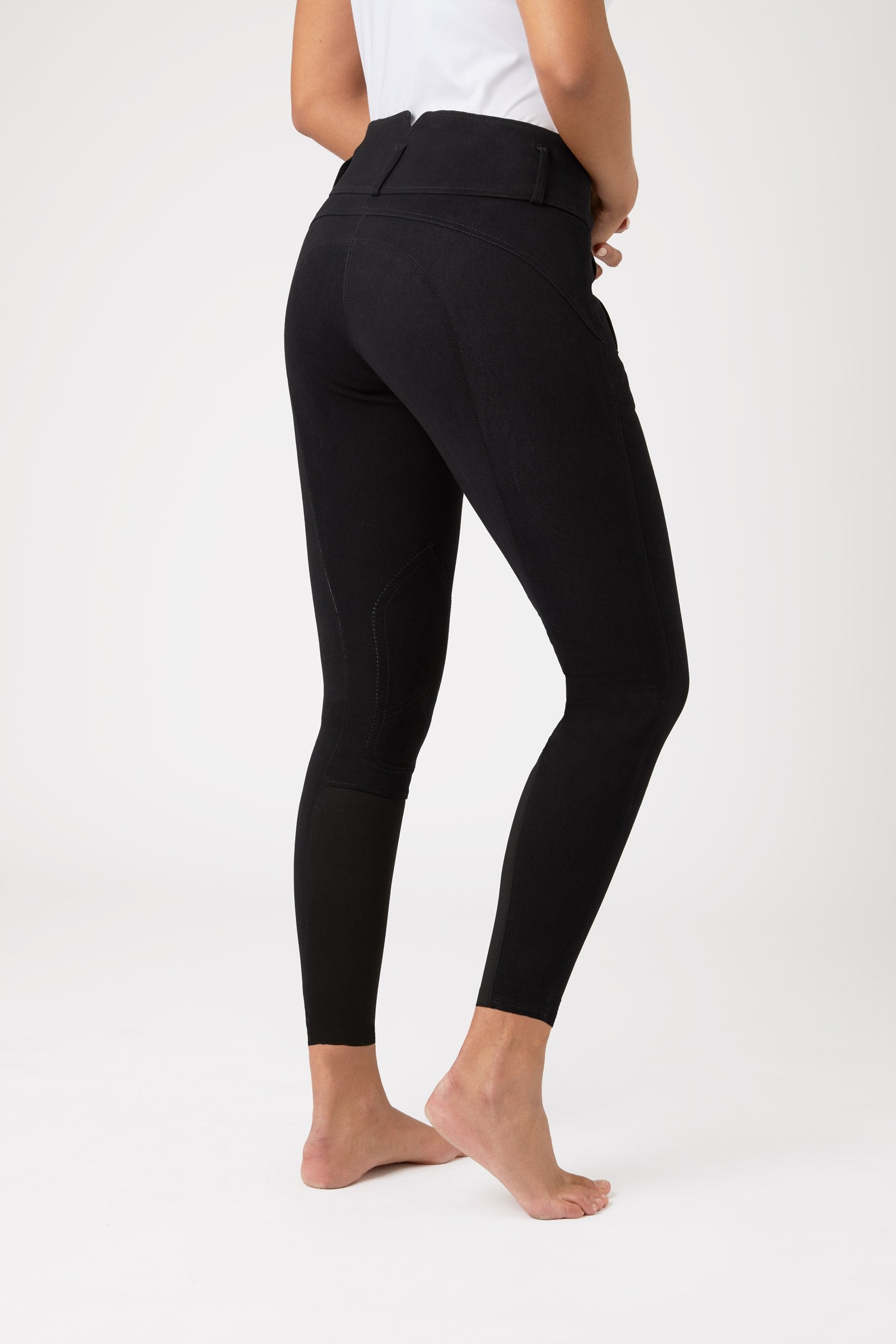 Horze Daniela Women's Leather Knee Patch Breeches Womens Breeches