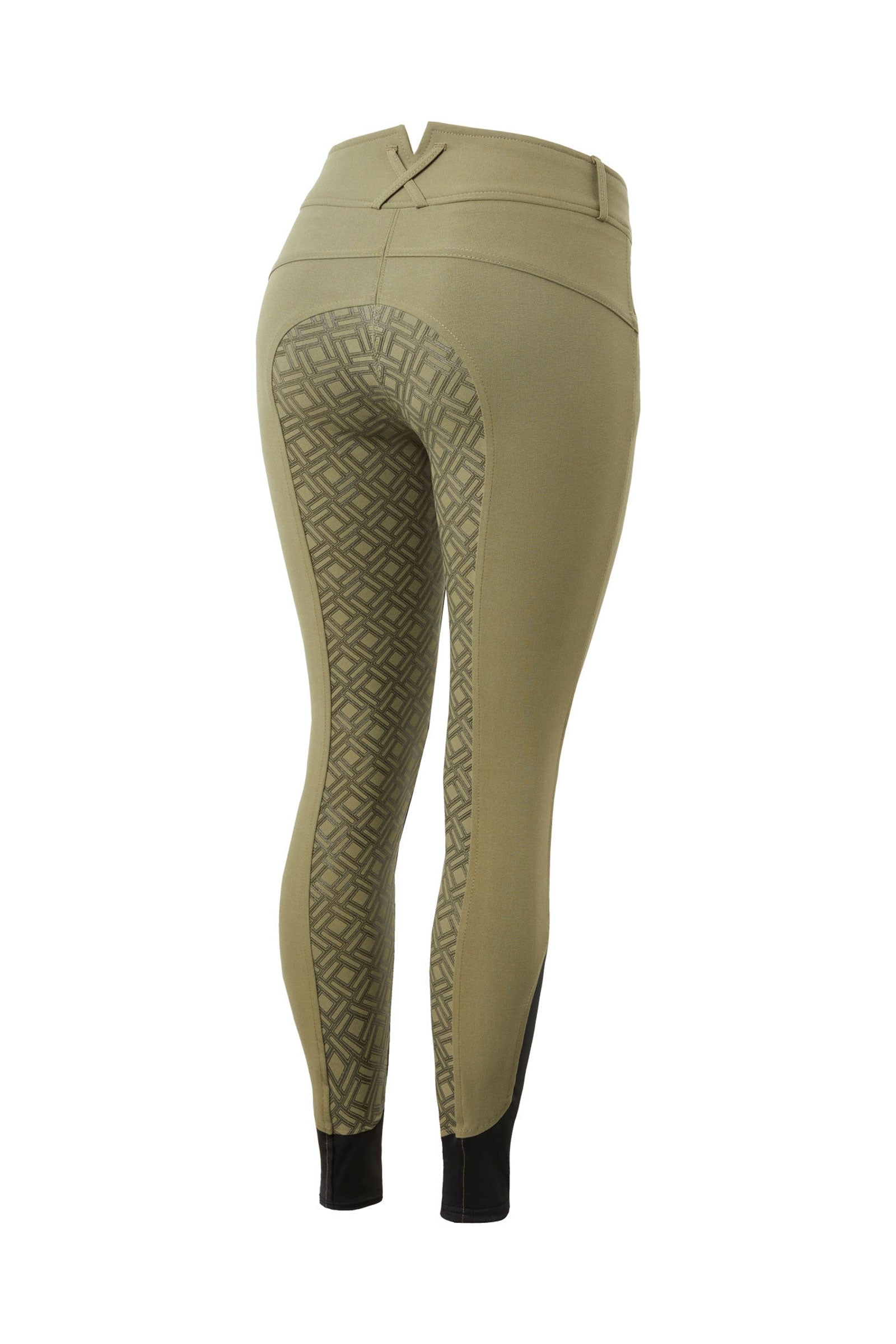 Horze Women's High Waist Breeches with Silicone Full Grip Womens Breeches