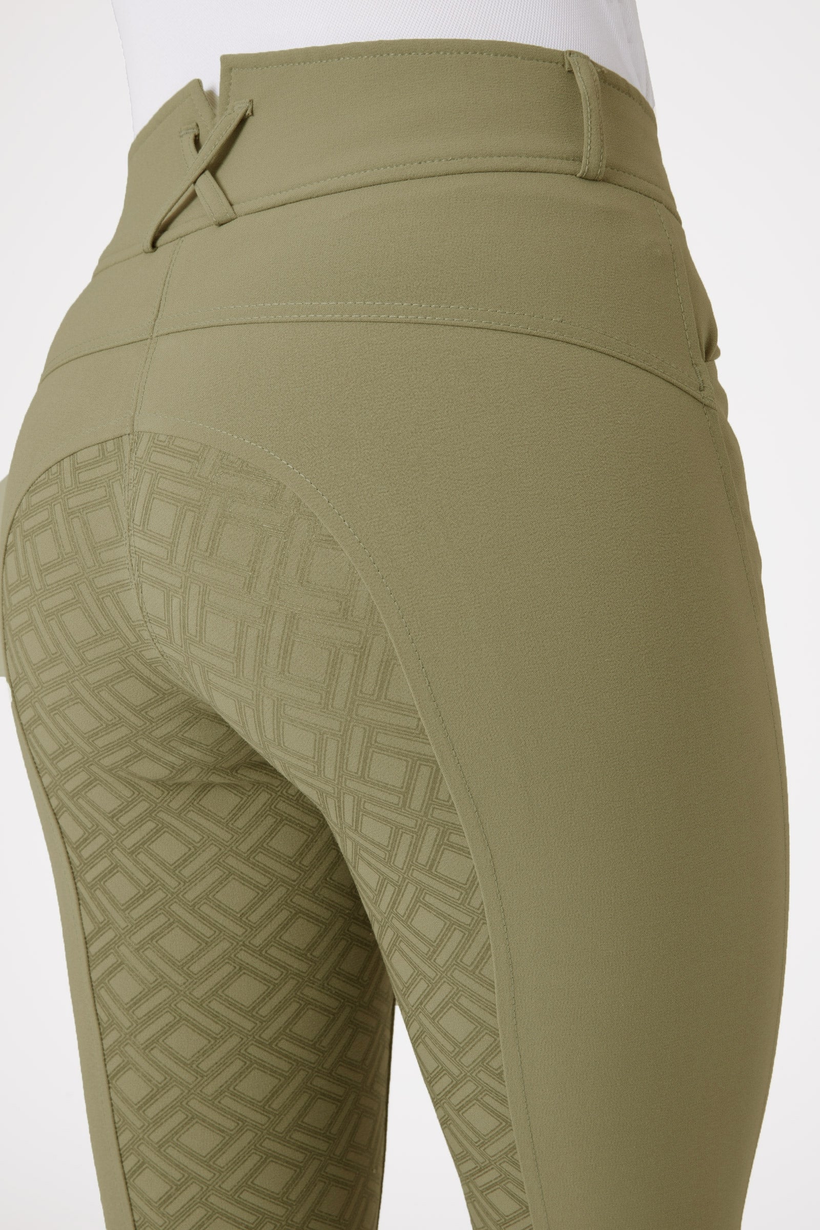 Horze Women's High Waist Breeches with Silicone Full Grip Womens Breeches