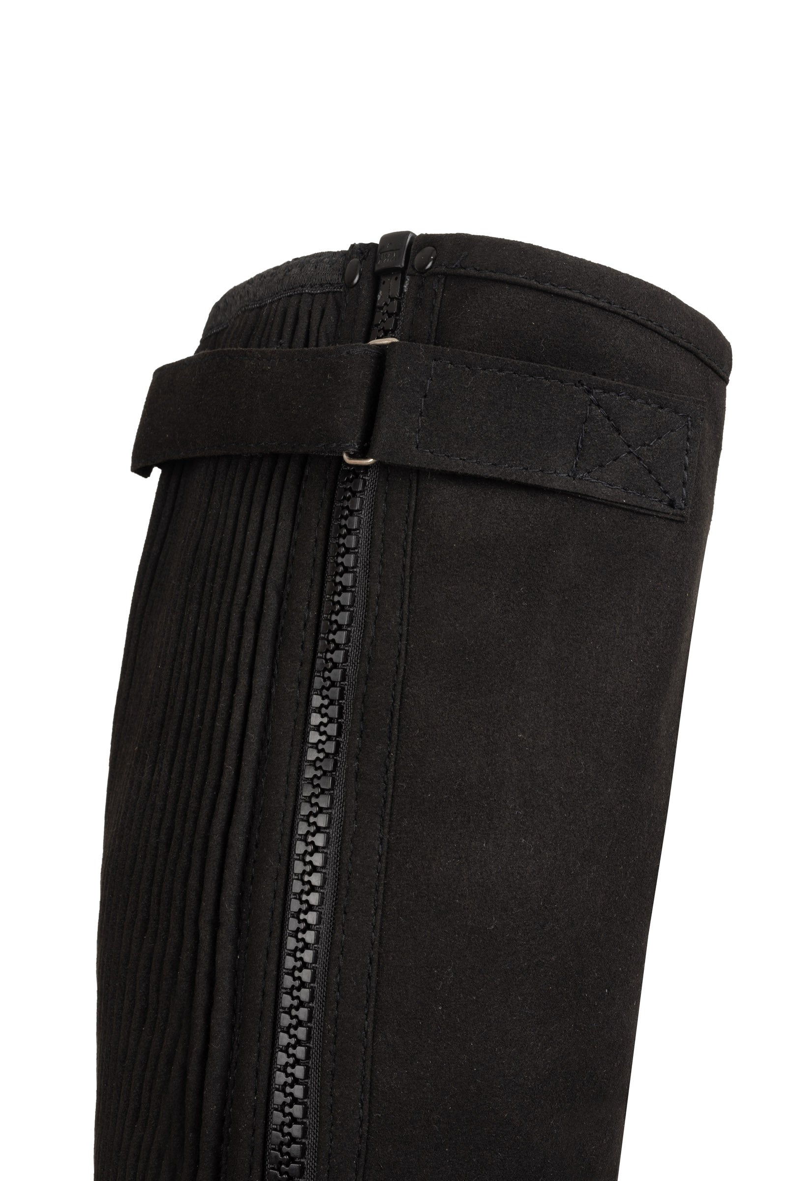 Demi Chaps Cheval Équestre Équitation Noir Lavable Amara - S Demi Chaps Cheval Équestre Équitation Noir Lavable Amara - S