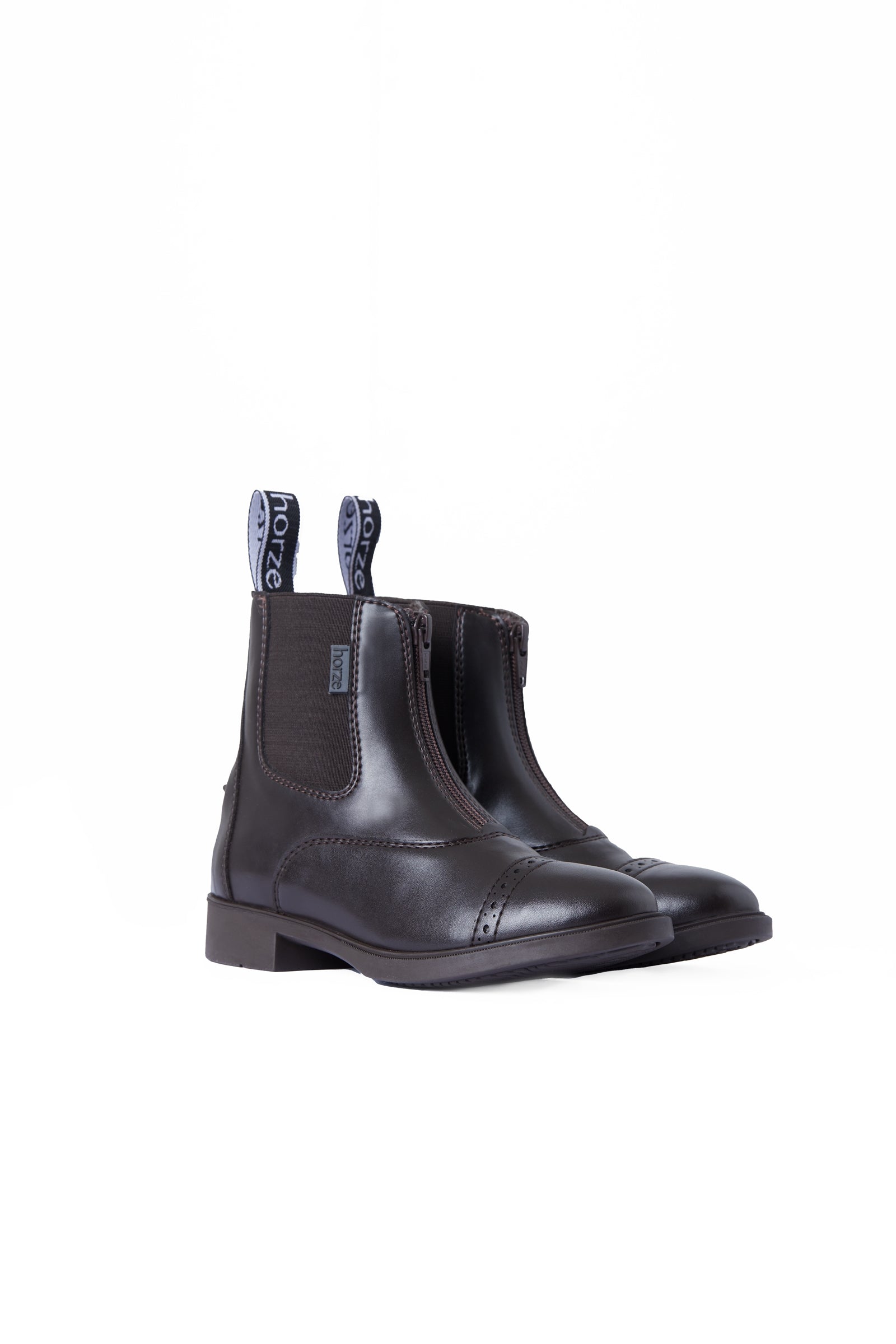 Horze Wexford Kids Front-Zip Jodhpur Boots Riding Boots & Riding Shoes