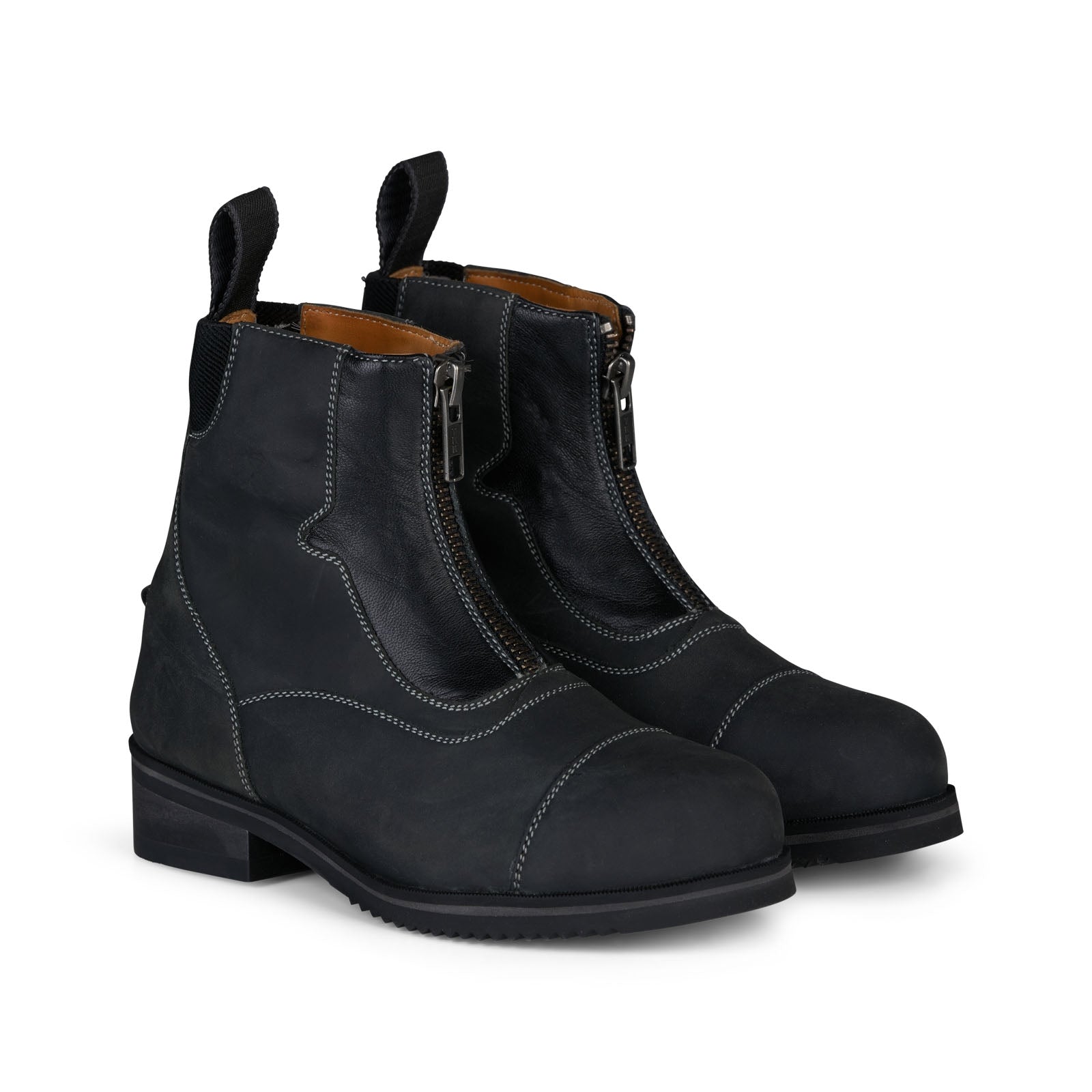 Horze Seville Kids Jodhpur Boots with Front Zip Riding Boots & Riding Shoes