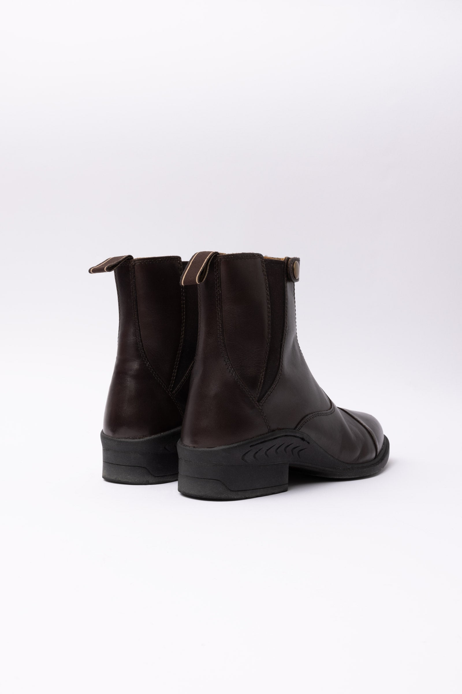 Horze Rose Leather Jodphur Boots with Front Zipper Riding Boots & Riding Shoes