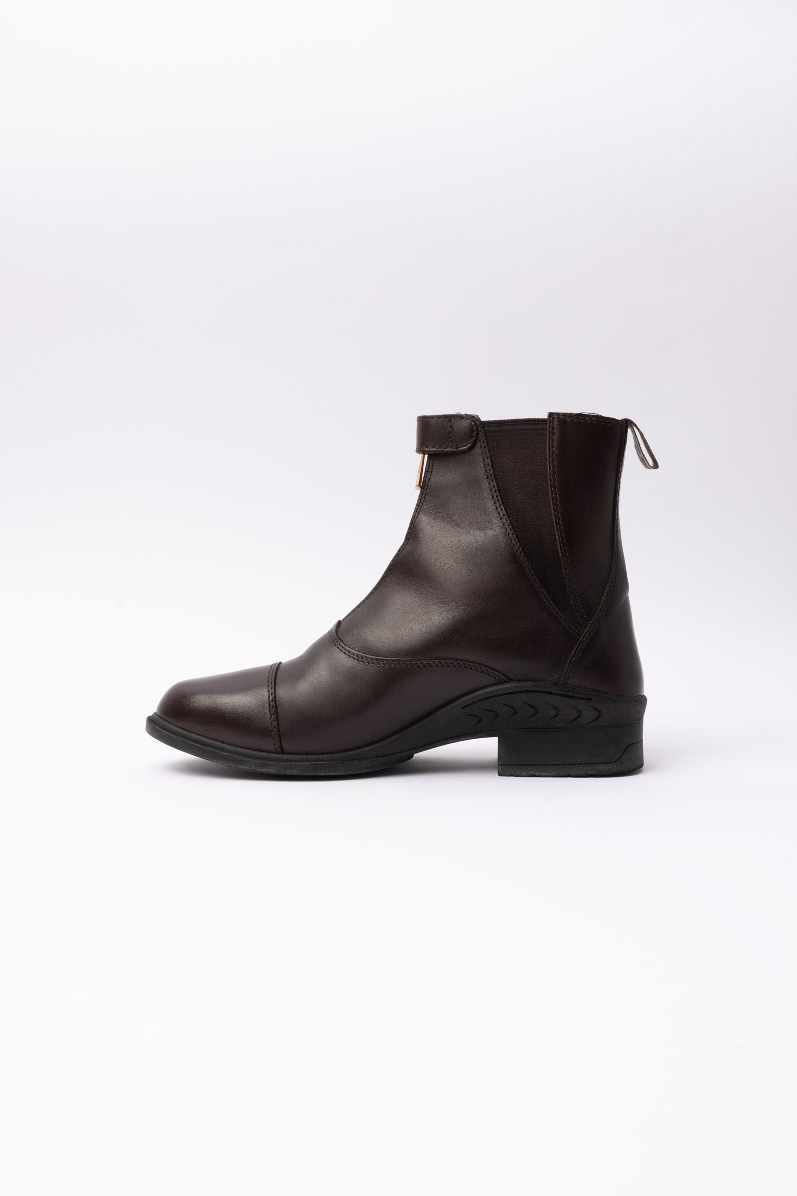 Horze Rose Leather Jodphur Boots with Front Zipper Riding Boots & Riding Shoes
