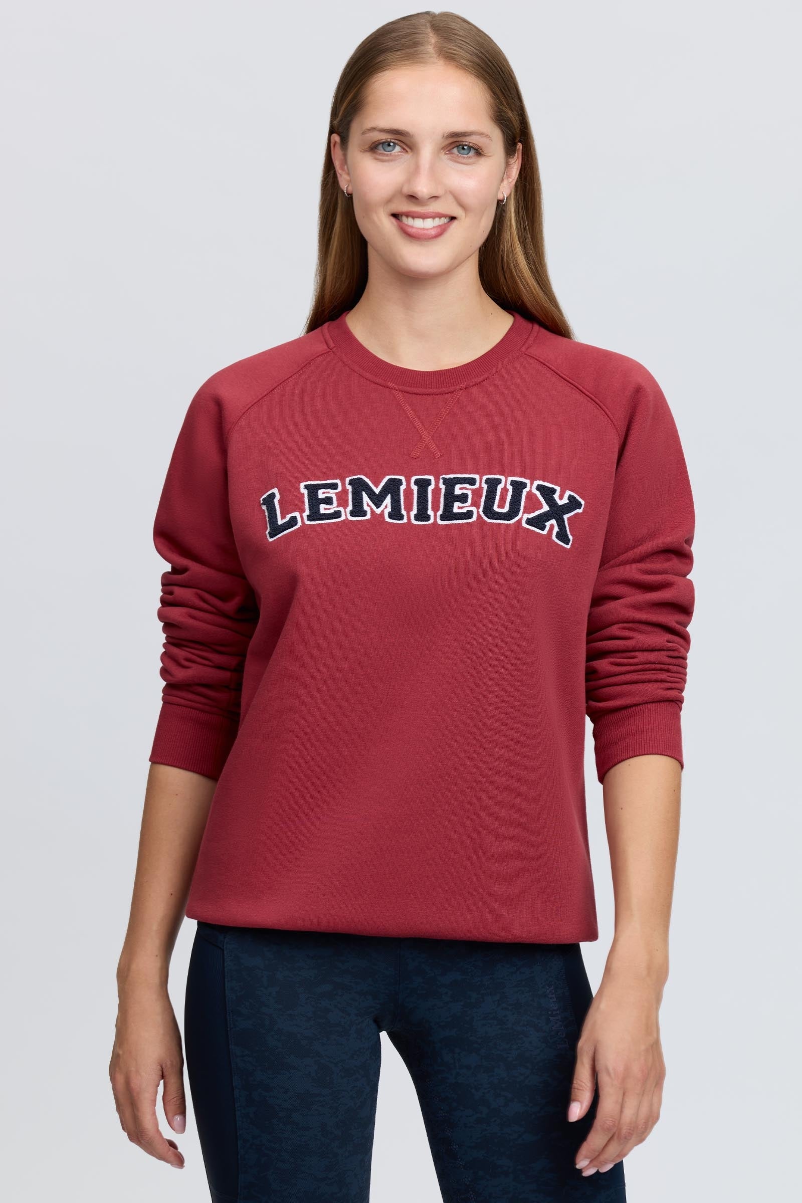 LeMieux Vida Varsity Crew Women´s Neck Sweatshirt Women’s Riding Clothing
