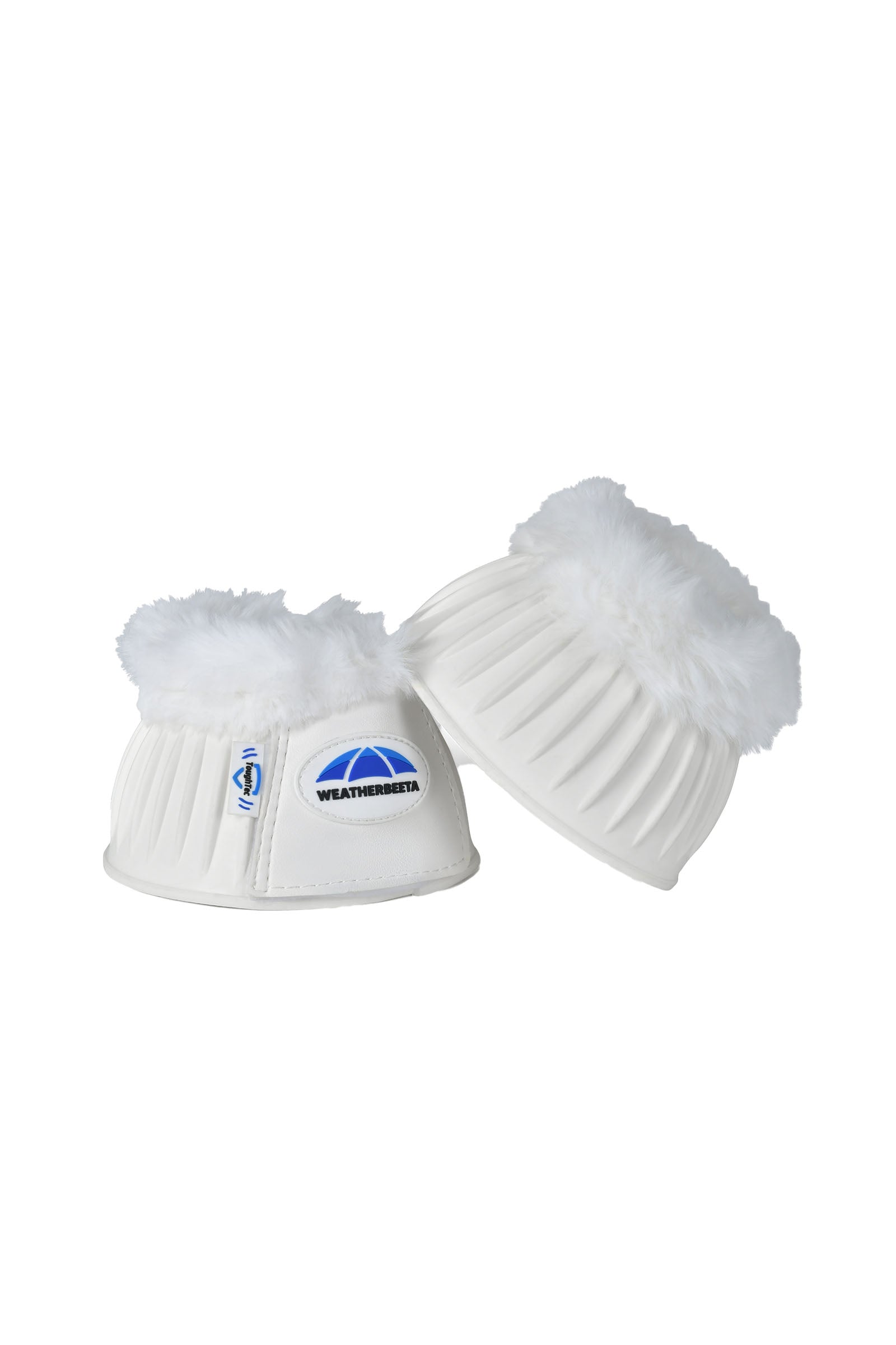 Weatherbeeta Tough-Tec Prime Fleece Trim Rubber Bell Boots Leg & Hoof Protection