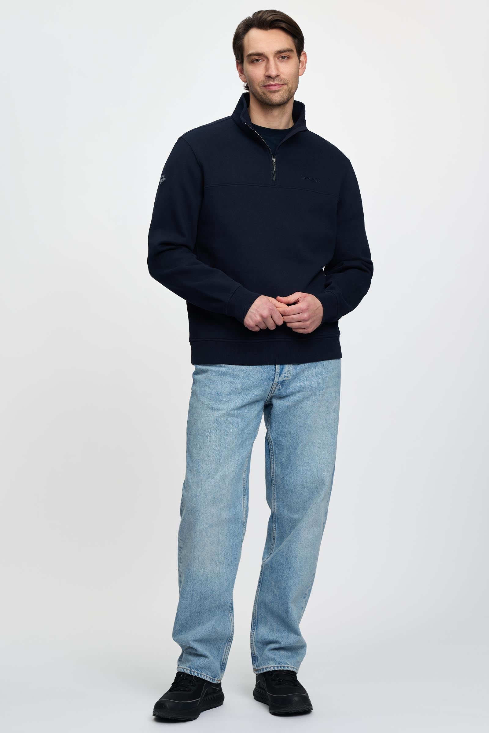 LeMieux Men´s Quarter Neck Sweatshirt Mens Riding Clothing