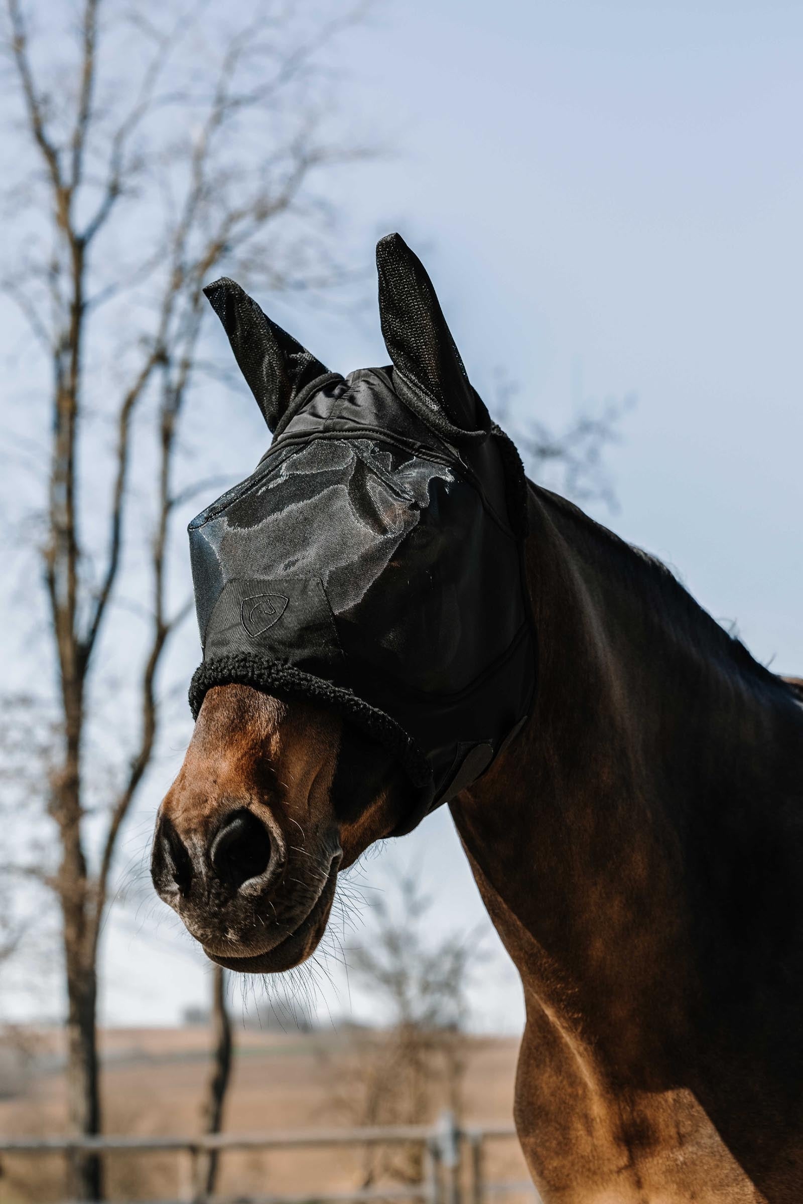 EQUITHÈME Teddy Fly Mask/ UV Mask Antifly Protection for Horses