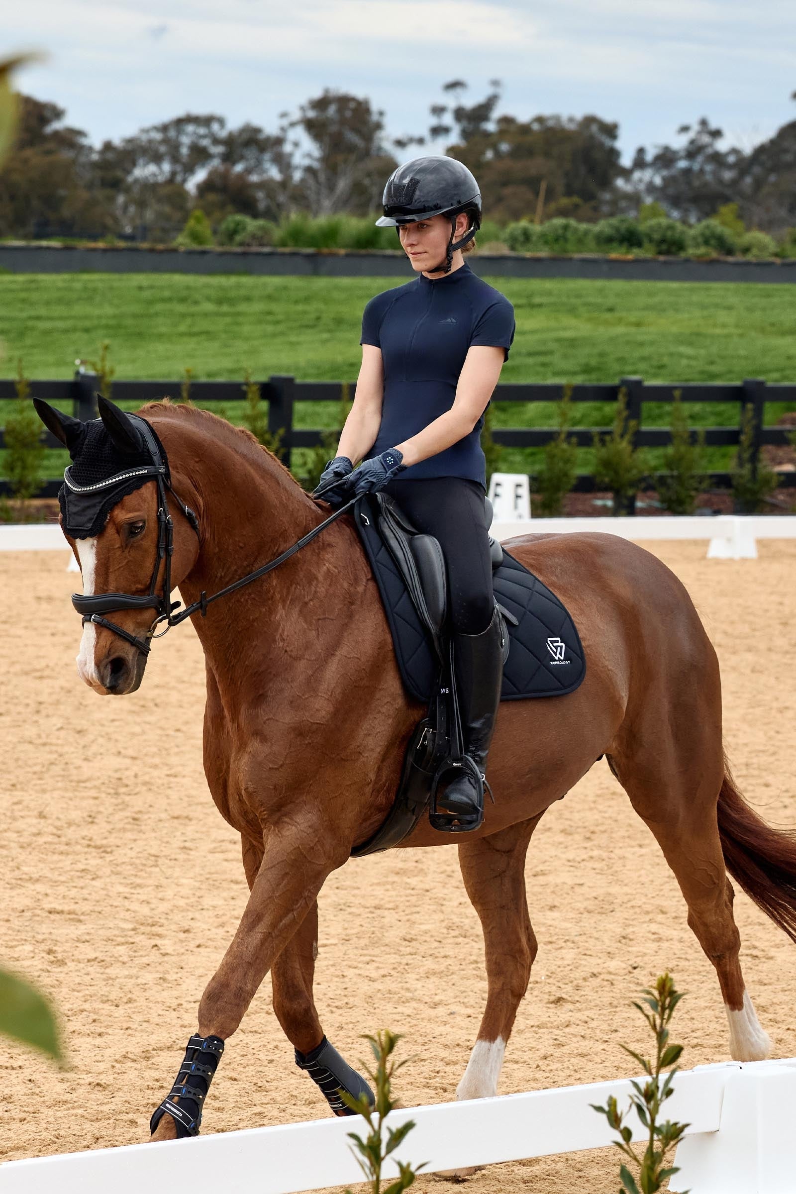 Weatherbeeta Softshell Pro 3D Air-Tec Dressage Saddle Pad Saddle Pads