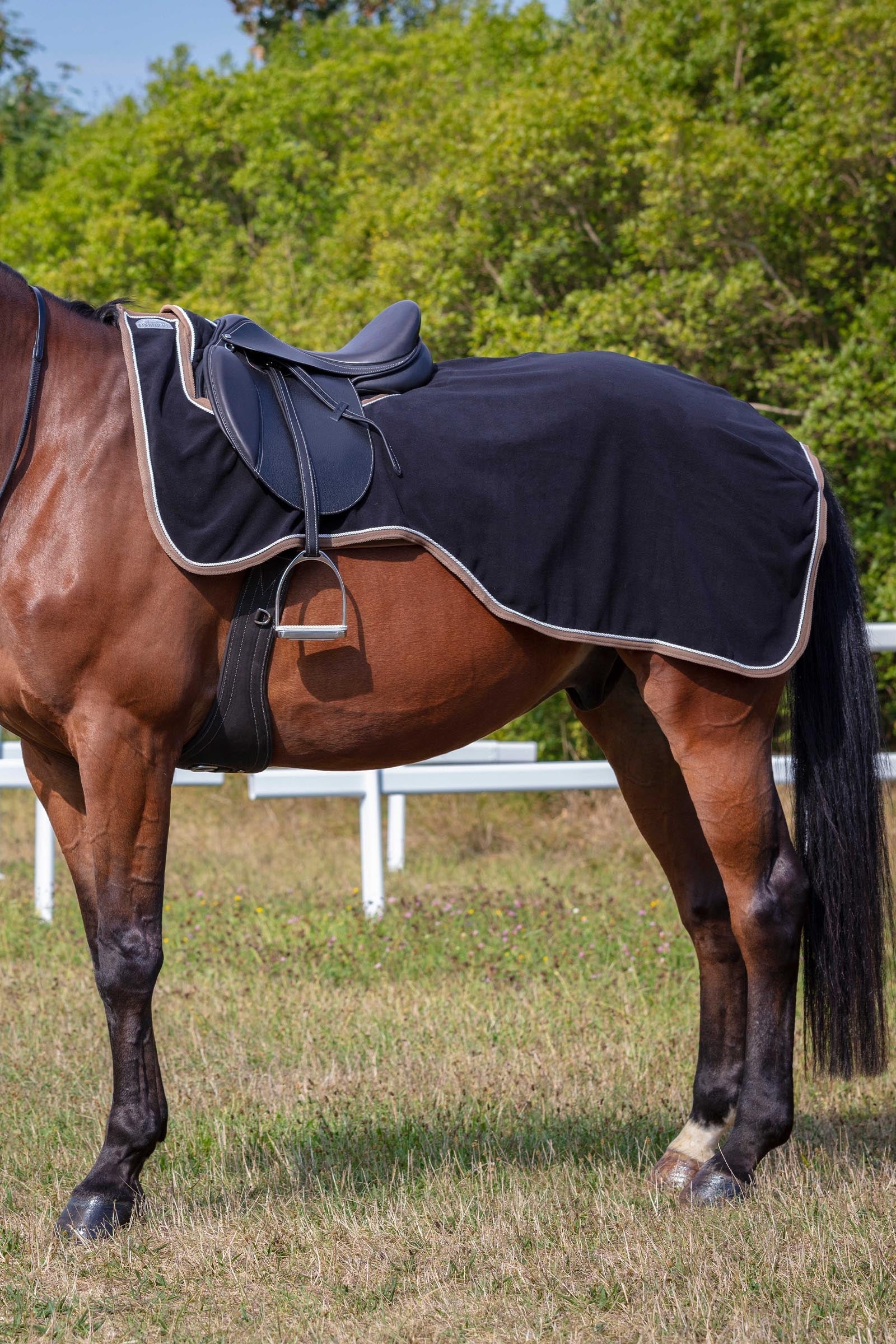 EQUITHÈME Polyfun Polar Fleece Exercize Sheet Horse Rugs