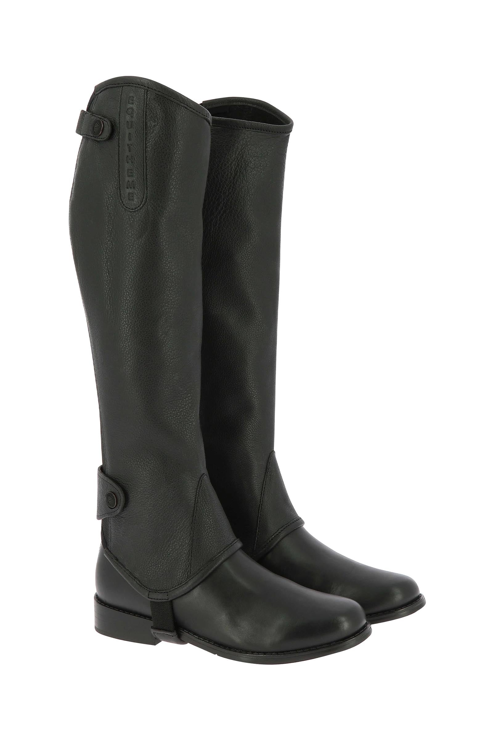 EQUITHÈME Soft Leather Minichaps Riding Boots & Riding Shoes