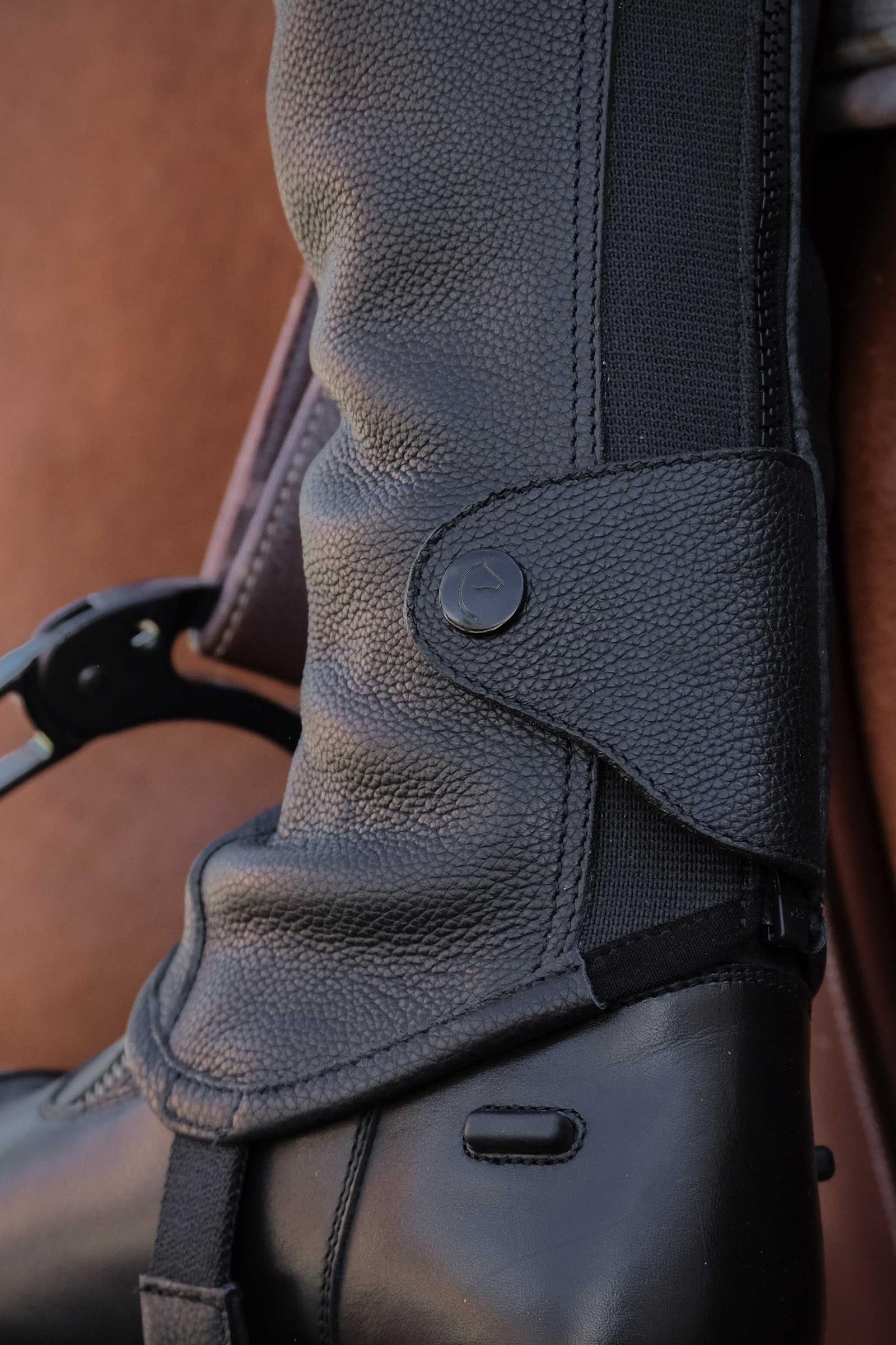 EQUITHÈME Soft Leather Minichaps Riding Boots & Riding Shoes