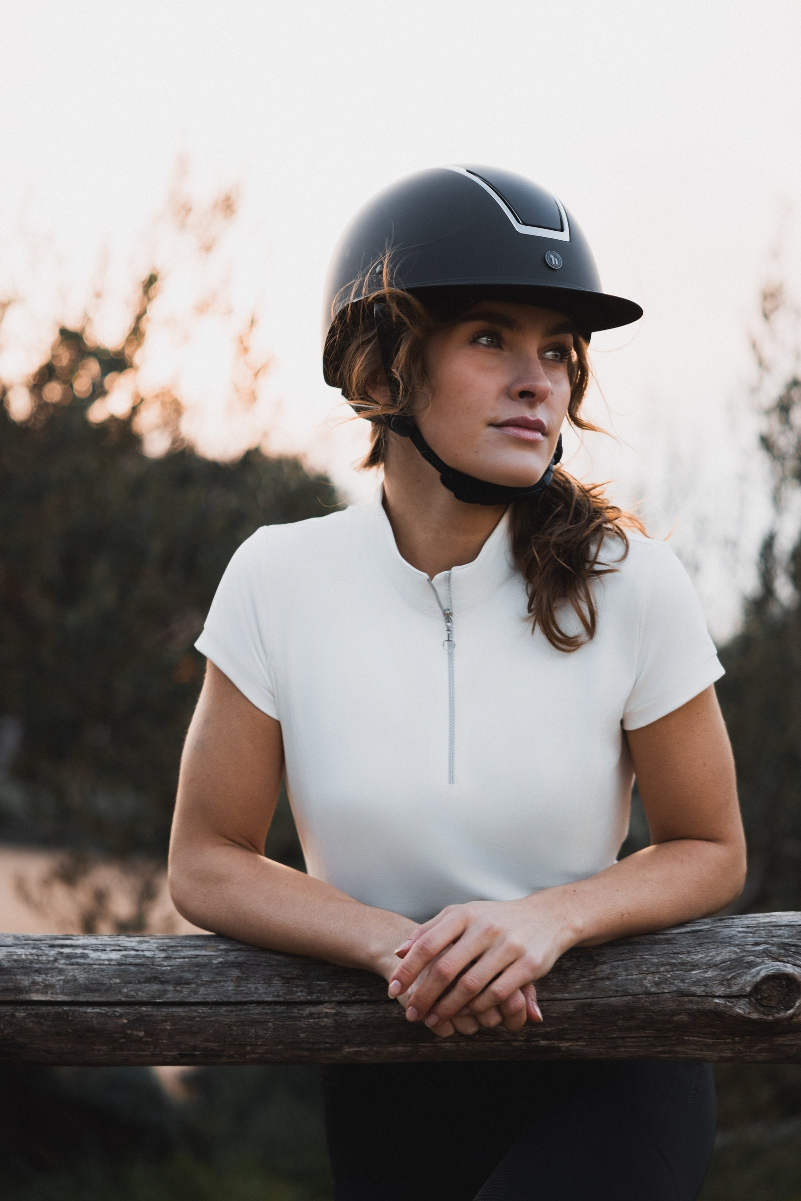 Horze Atmos Metallic II Riding Helmet Safety Equipment
