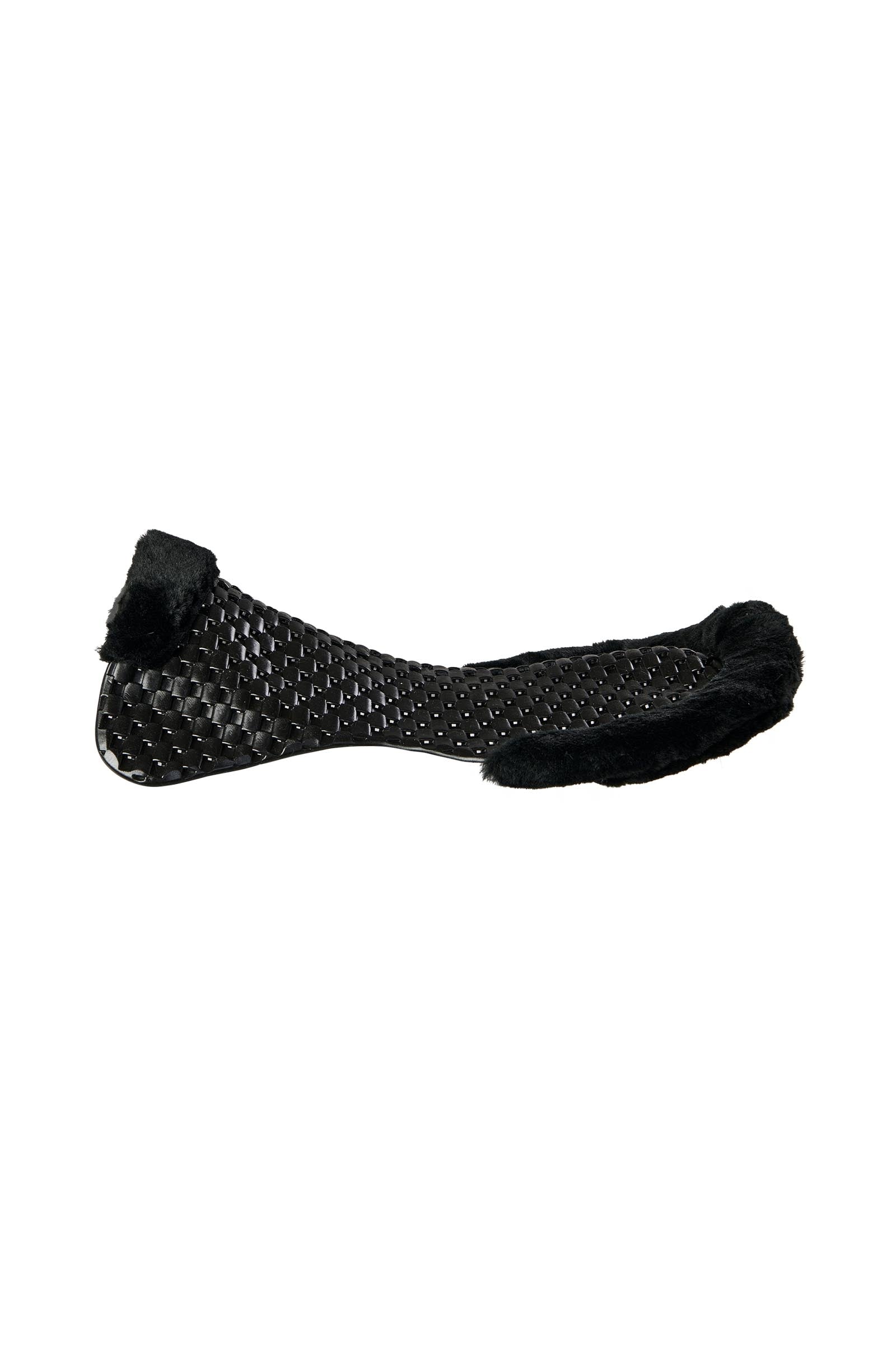 Acavallo Gel Non Slip Respira With Faux Sheepskin Cut-Out Flat Saddle Pads