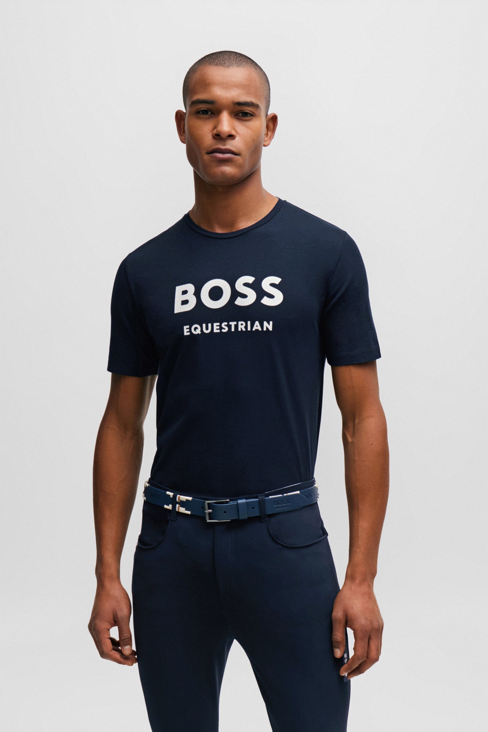 BOSS Equestrian Boss Pierce Logo T-Shirt Mens Riding Clothing
