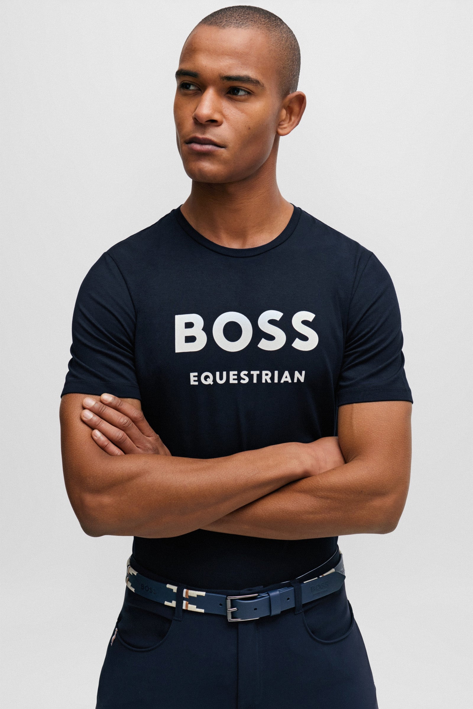 BOSS Equestrian Boss Pierce Logo T-Shirt Mens Riding Clothing
