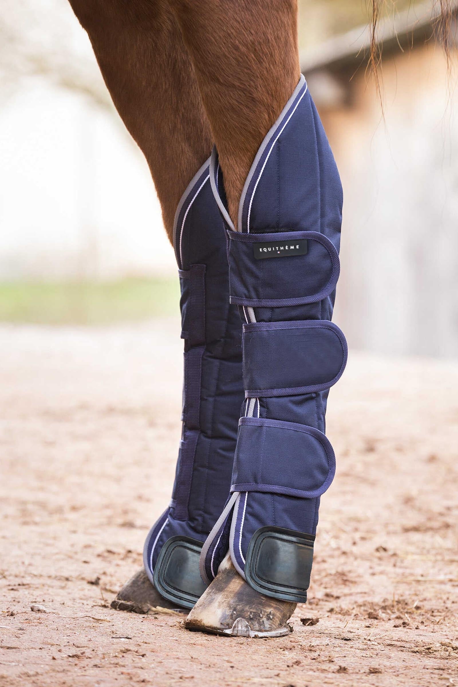 EQUITHÈME TYREX 600D Reinforced Transport Boots Leg & Hoof Protection