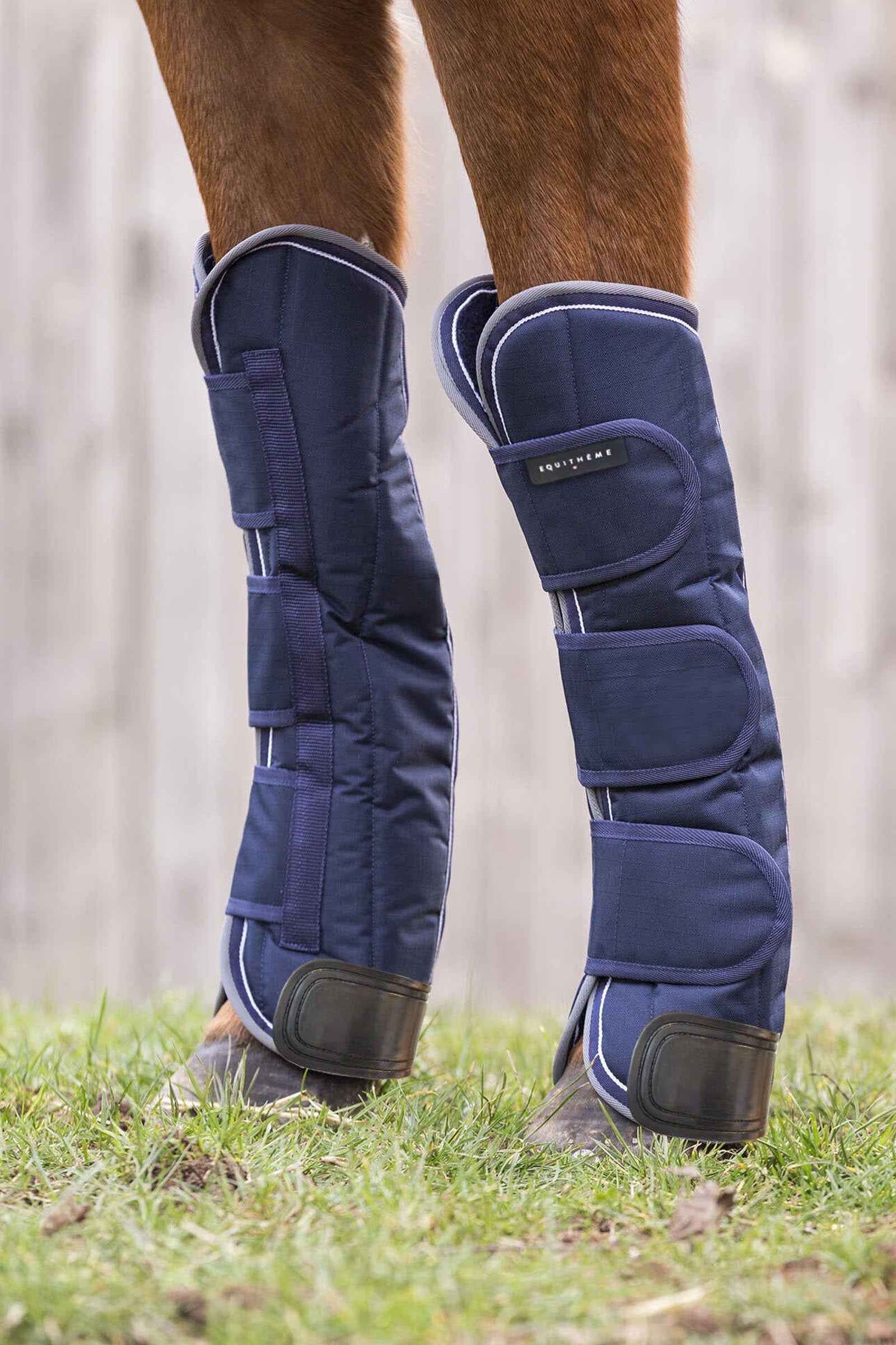 EQUITHÈME TYREX 600D Reinforced Transport Boots Leg & Hoof Protection