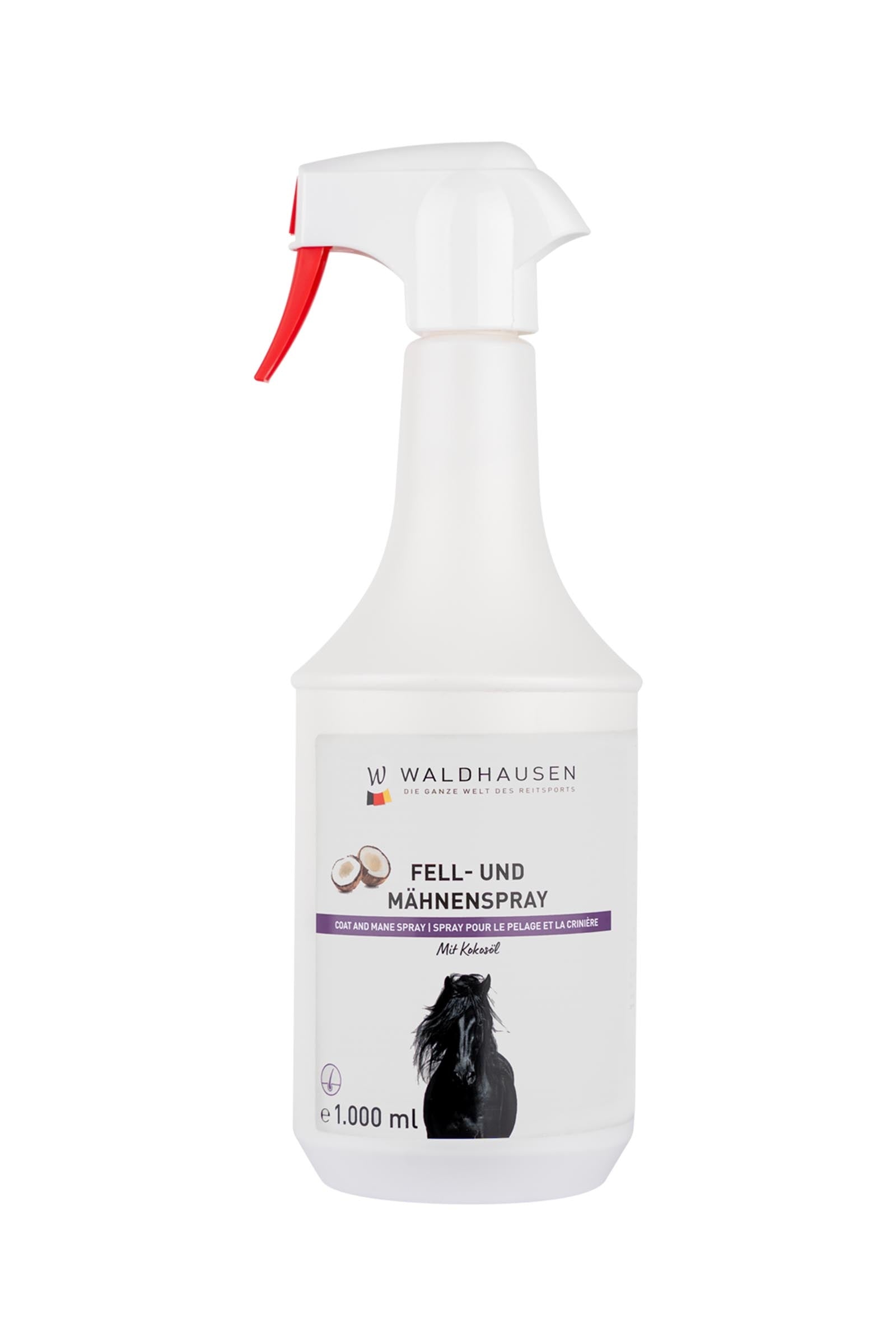 Waldhausen Coat & Mane Spray With Coconut Oil, 1 L Horse Health Care