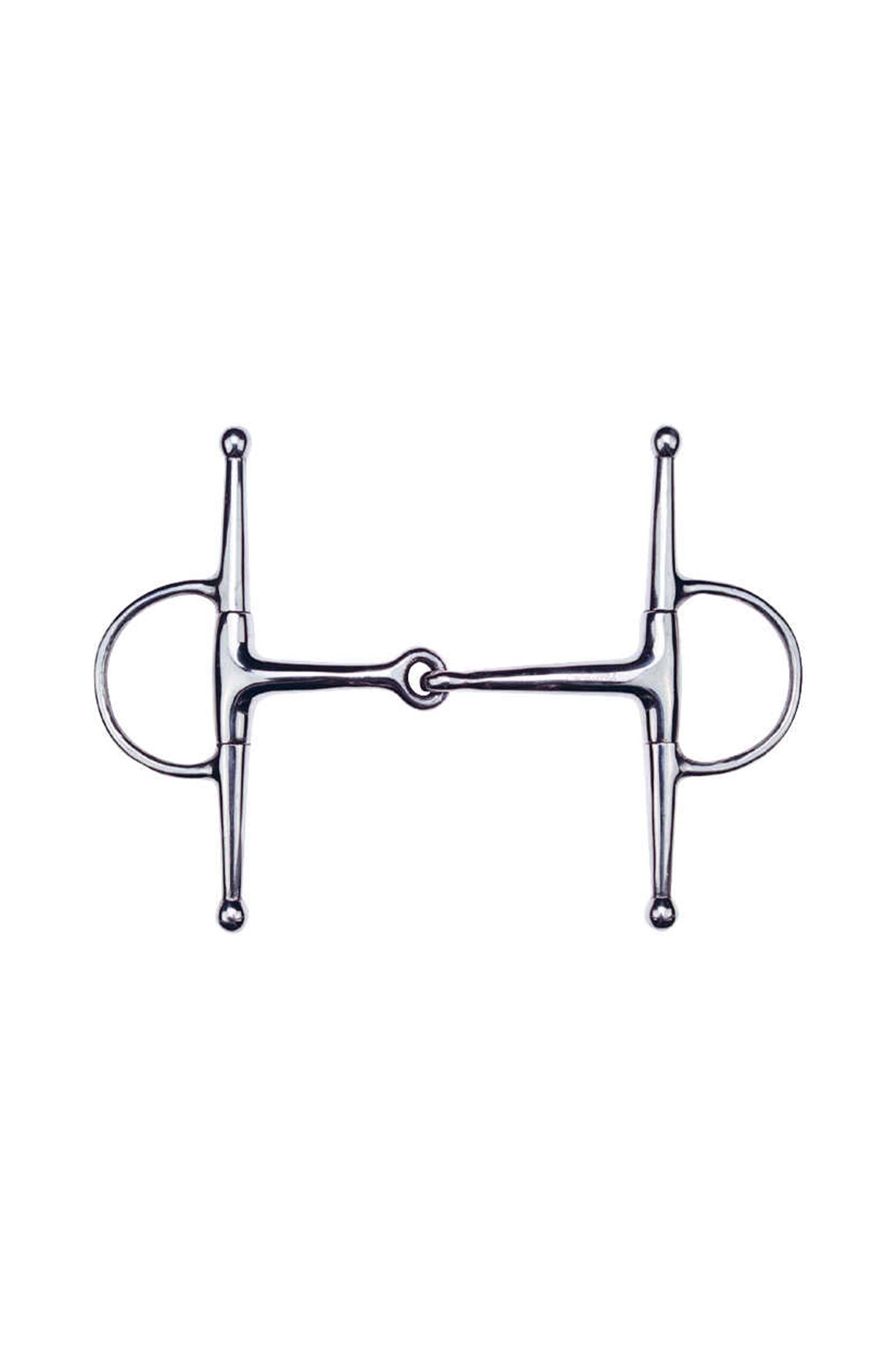 Feeling FEELING Full Cheek Snaffle with Eggbutt Rings Horse Bits