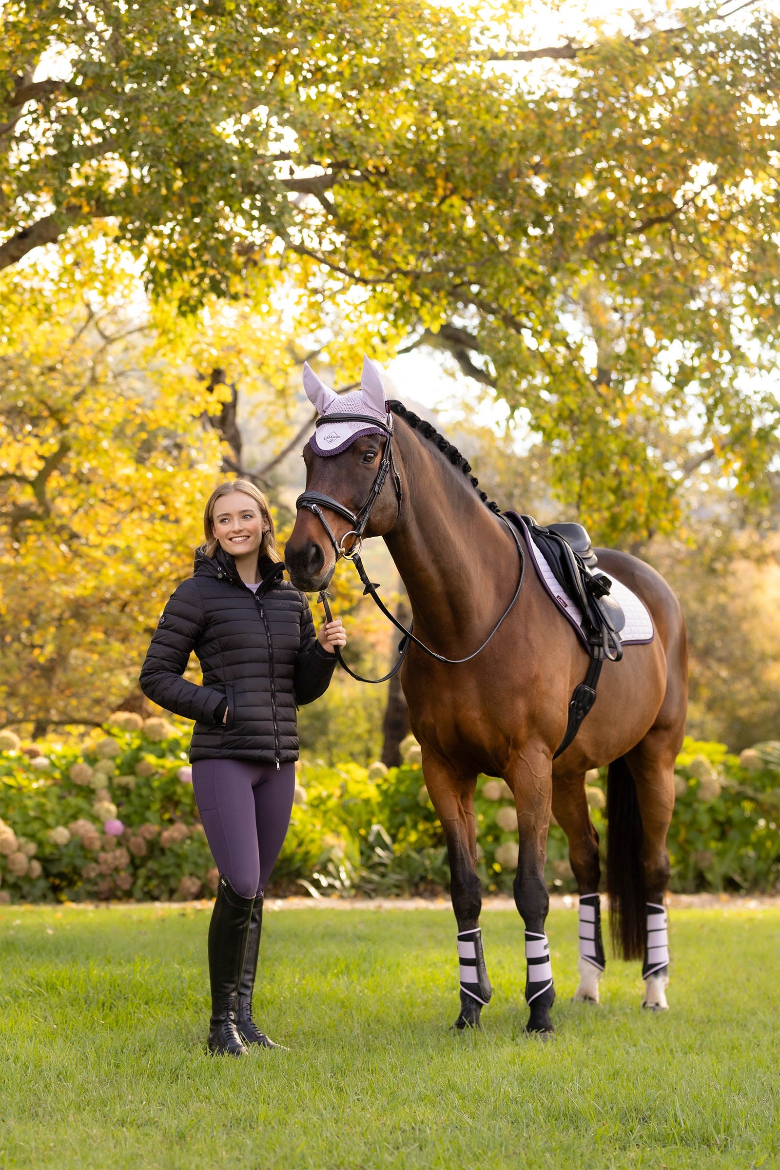 LeMieux Rose Women´s Hooded Puffer Jacket Women’s Riding Clothing