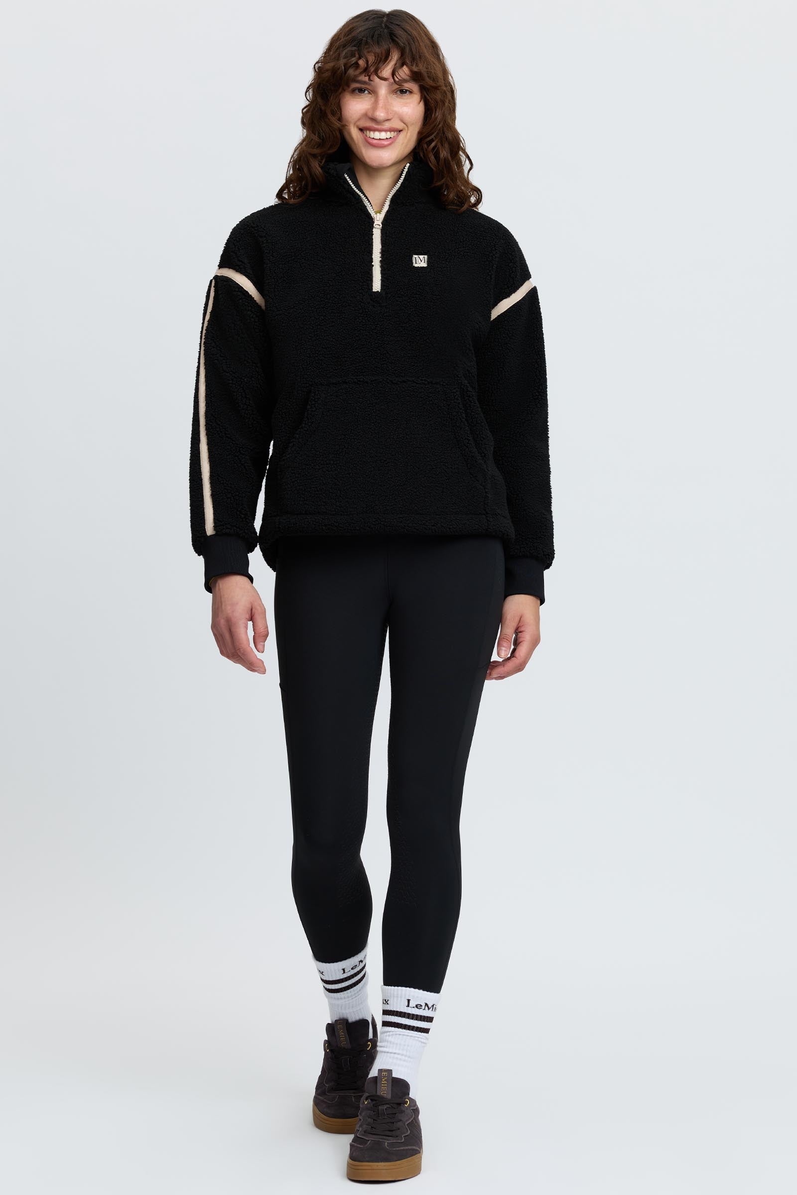 LeMieux Avery Women ´s Teddy Quarter Zip Fleece Sweater Women’s Riding Clothing