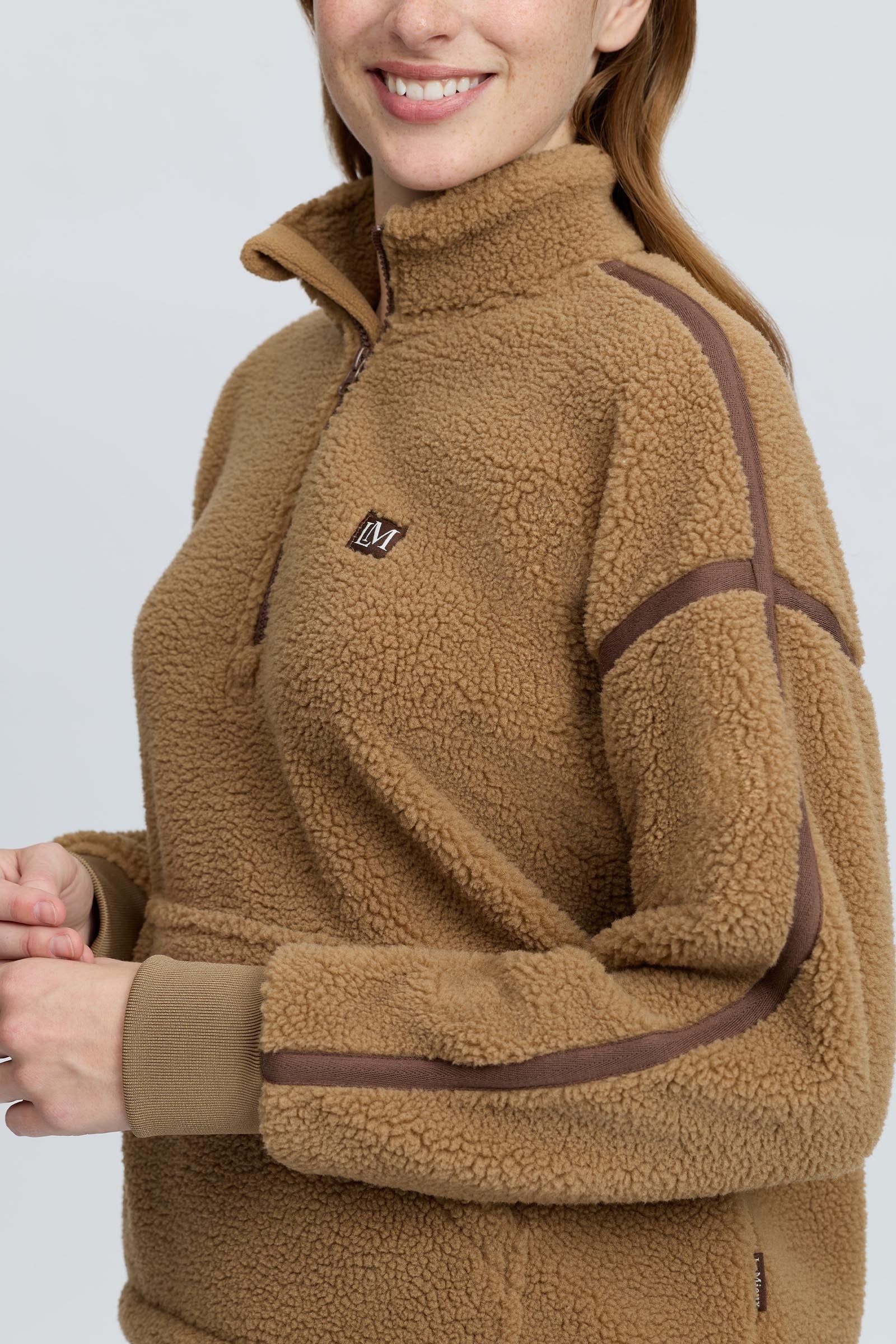 LeMieux Avery Women ´s Teddy Quarter Zip Fleece Sweater Women’s Riding Clothing
