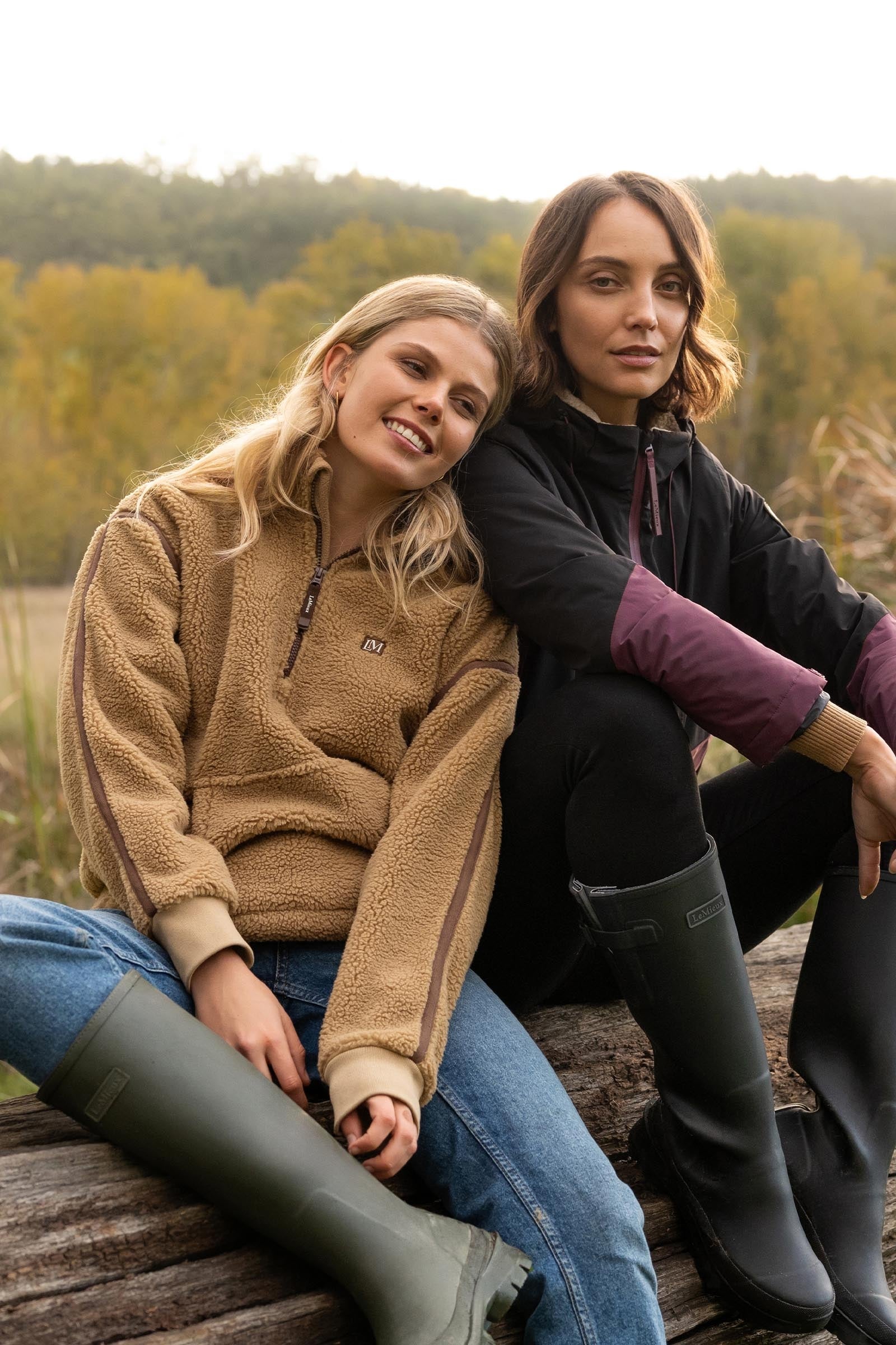 LeMieux Avery Women ´s Teddy Quarter Zip Fleece Sweater Women’s Riding Clothing