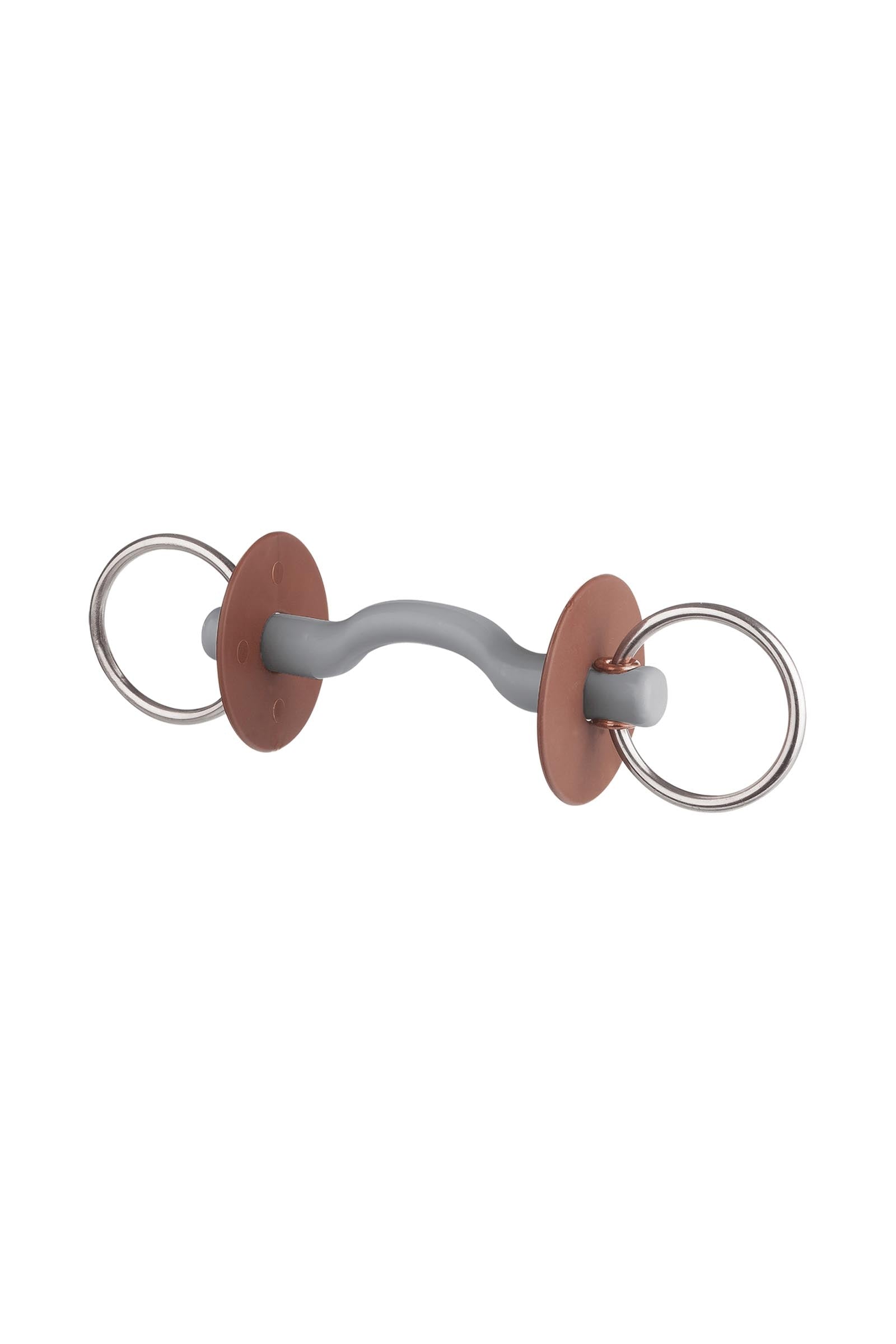 Beris beris Loose Ring Snaffle With Tongue Port, 18 mm, Soft (Rings: 6 cm) Horse Bits