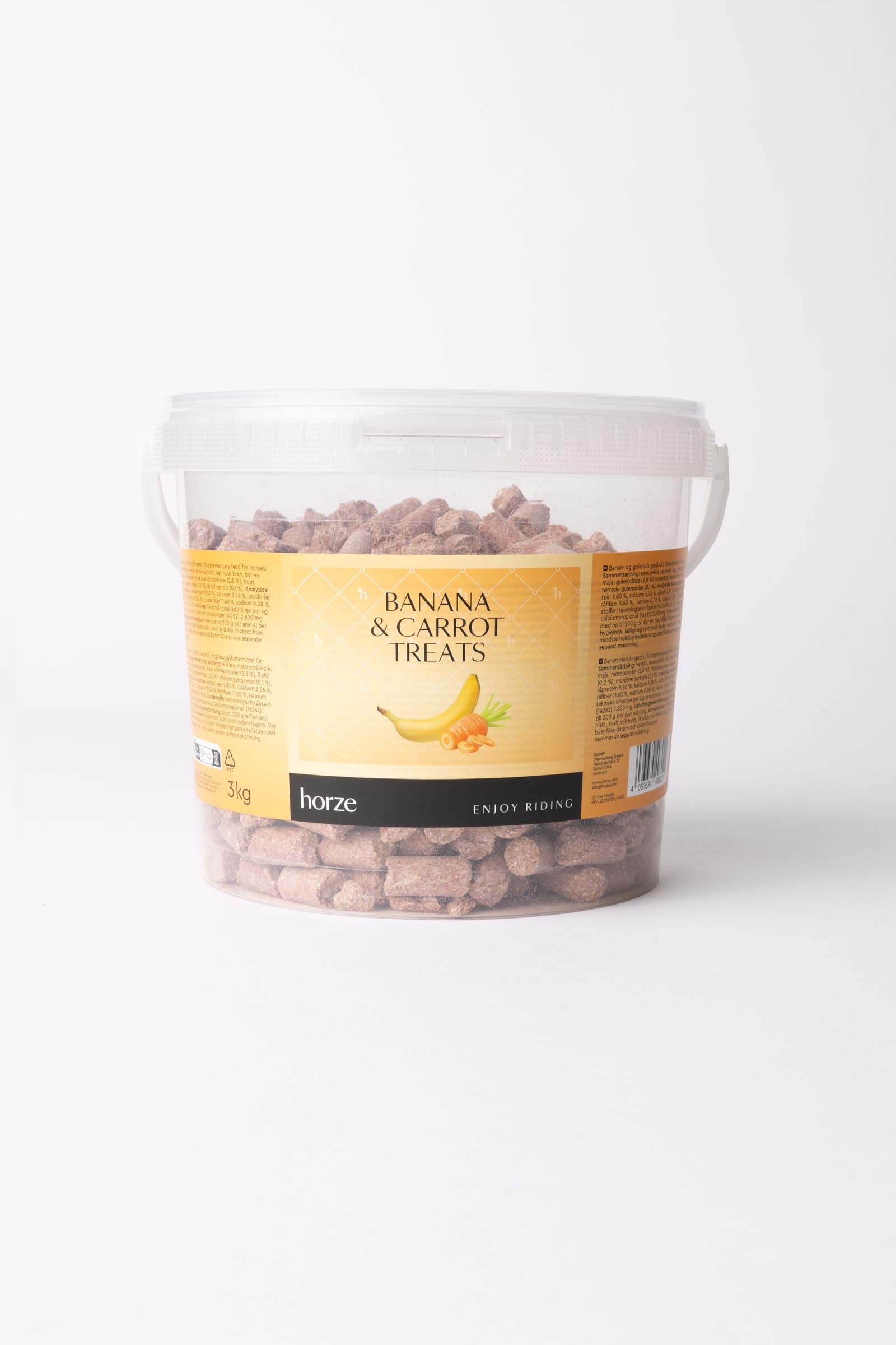 Horze Biscuits Banana & Carrot,Treats 3 kg Horse Feed & Nutrition